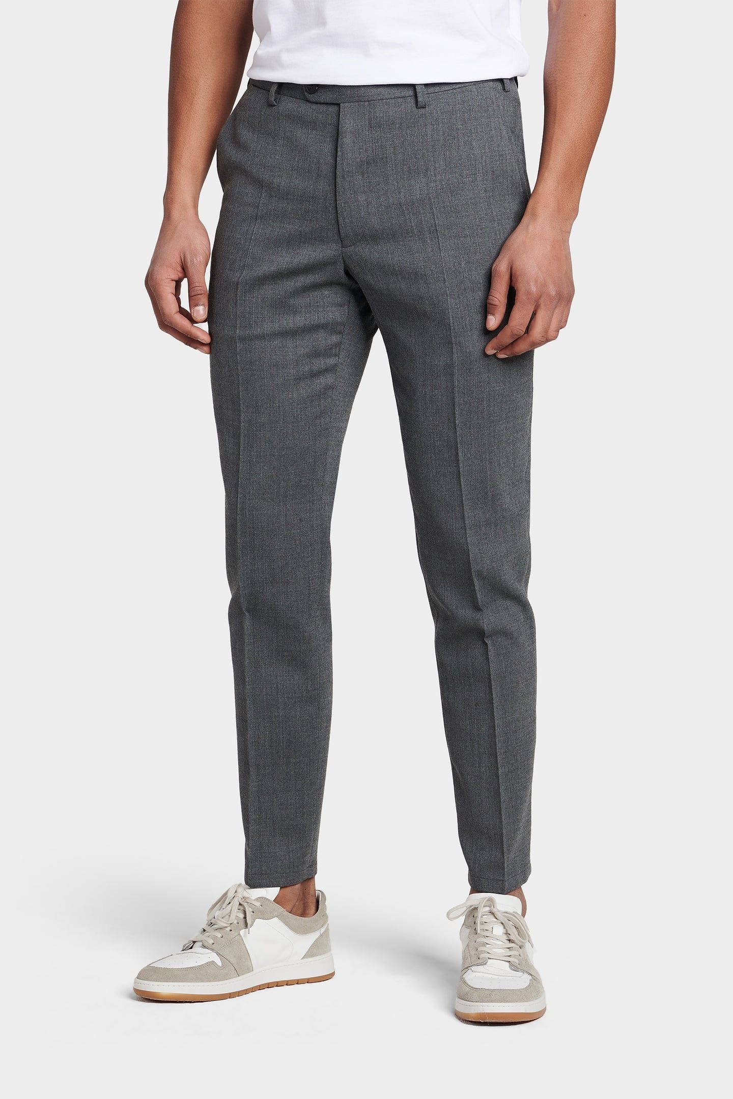YORK FLANNEL WOOL-STRETCH GREY 2