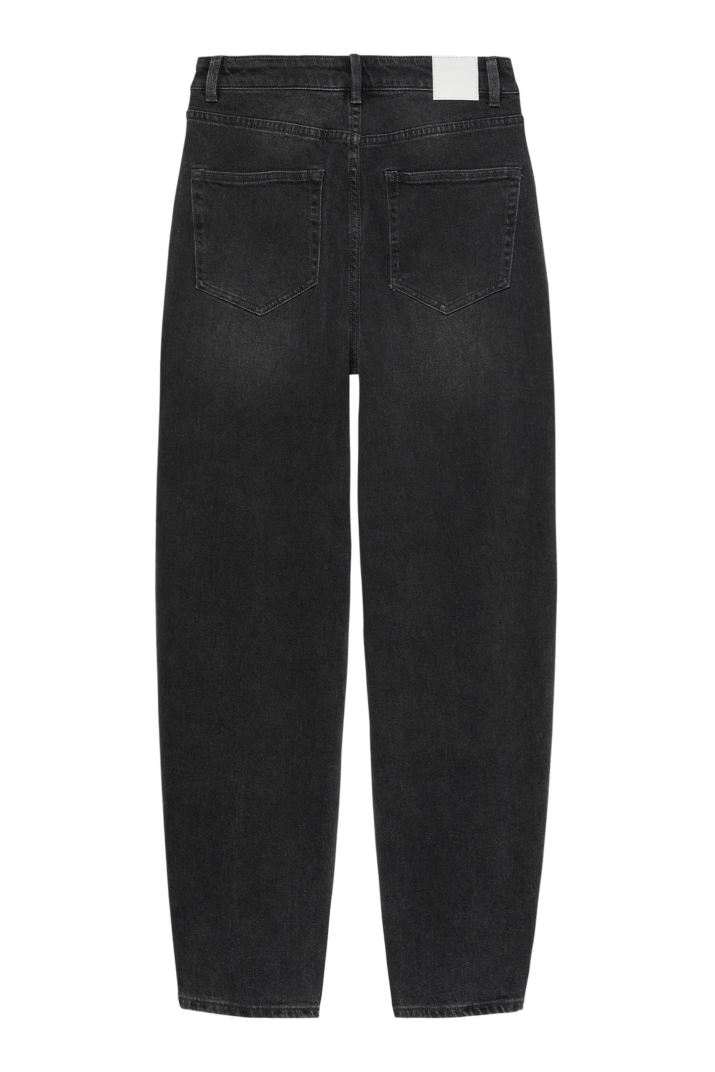 BARREL FIT JEANS WASHED BLACK 5