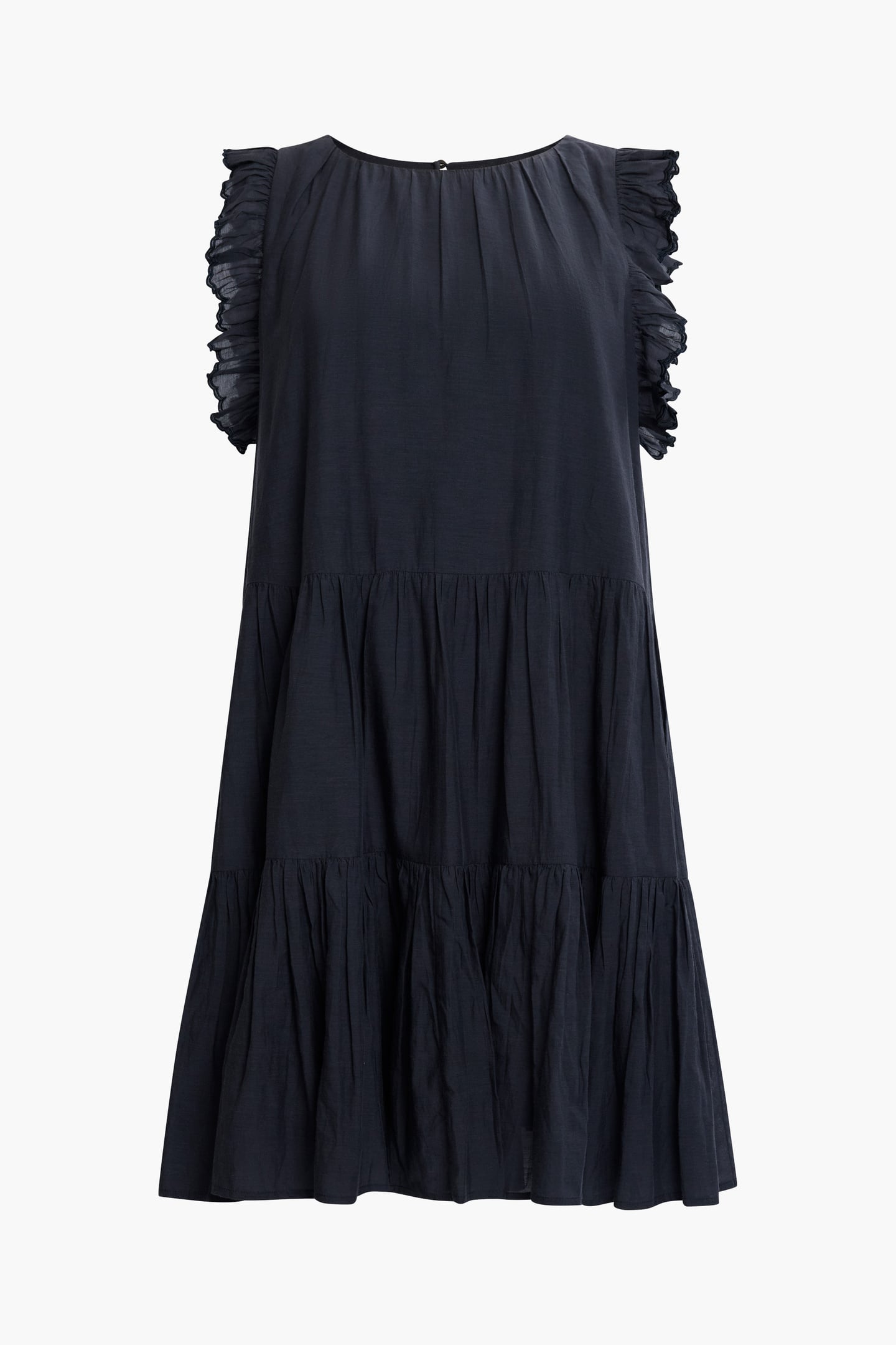 HOLLAND TIERED DRESS NAVY 4