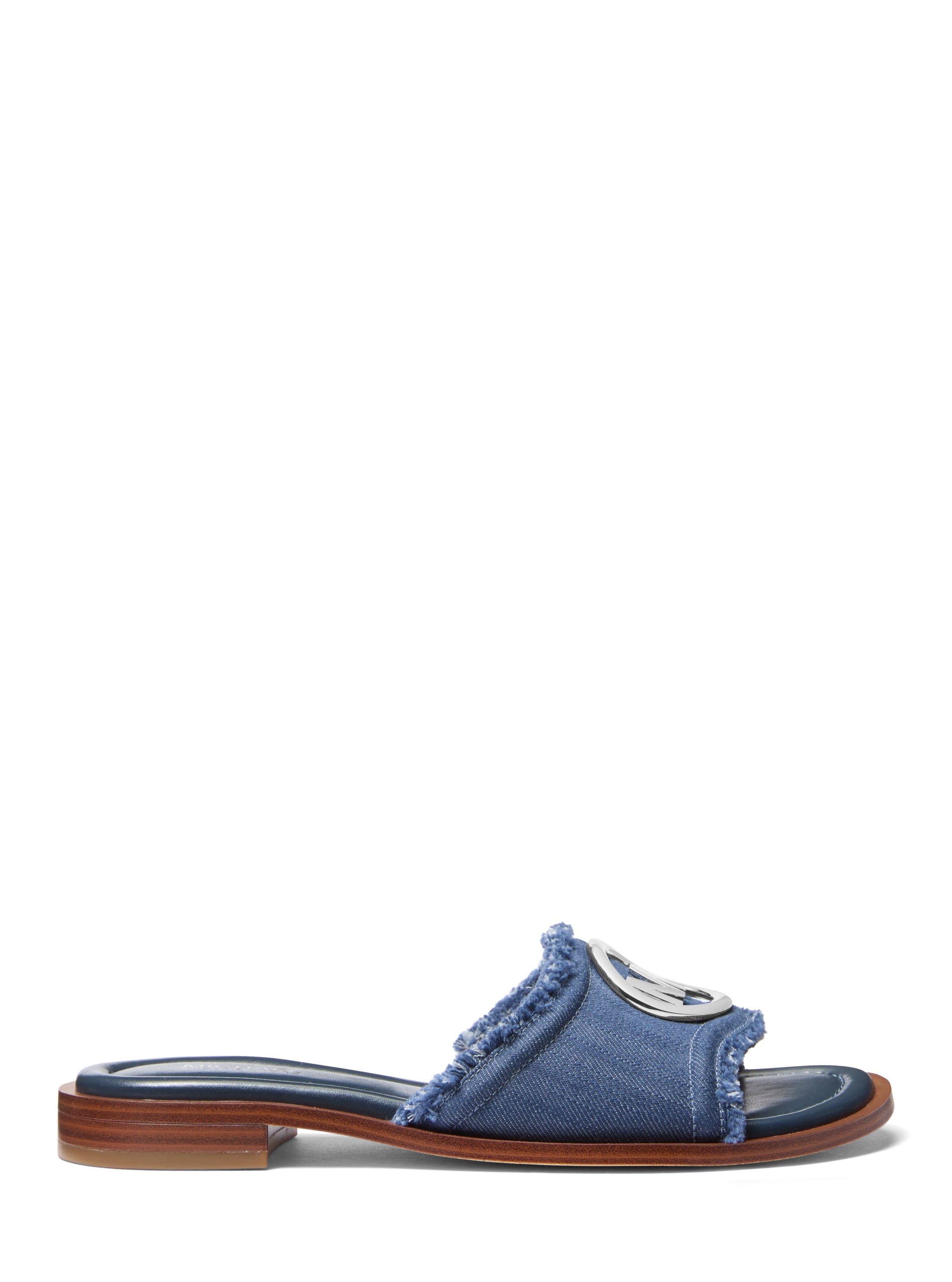 HANNAH FLAT SLIDE BLUE 1