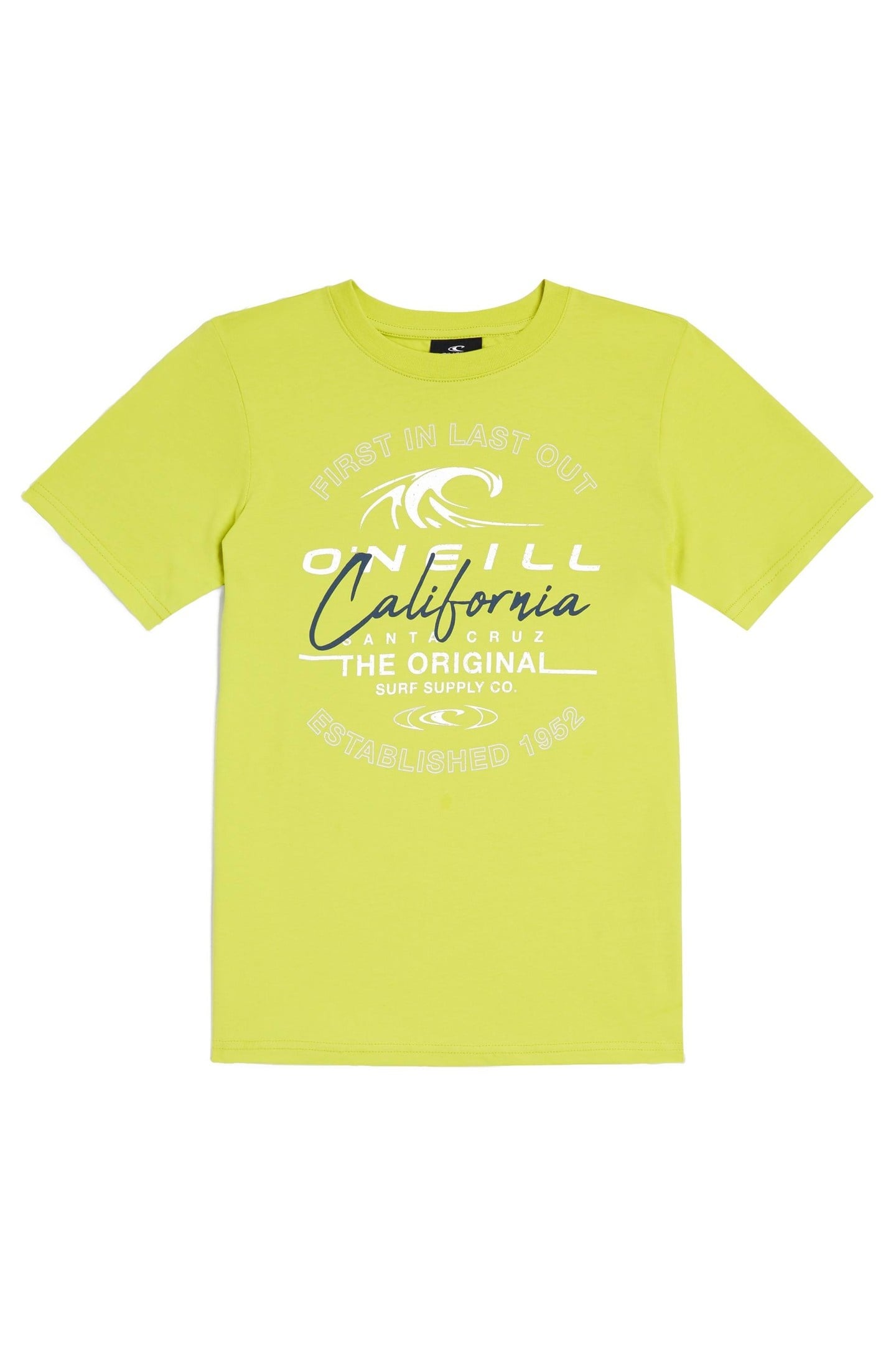 BOYS O'NEILL CALI WAVE T-SHIRT LUCA LIME 1
