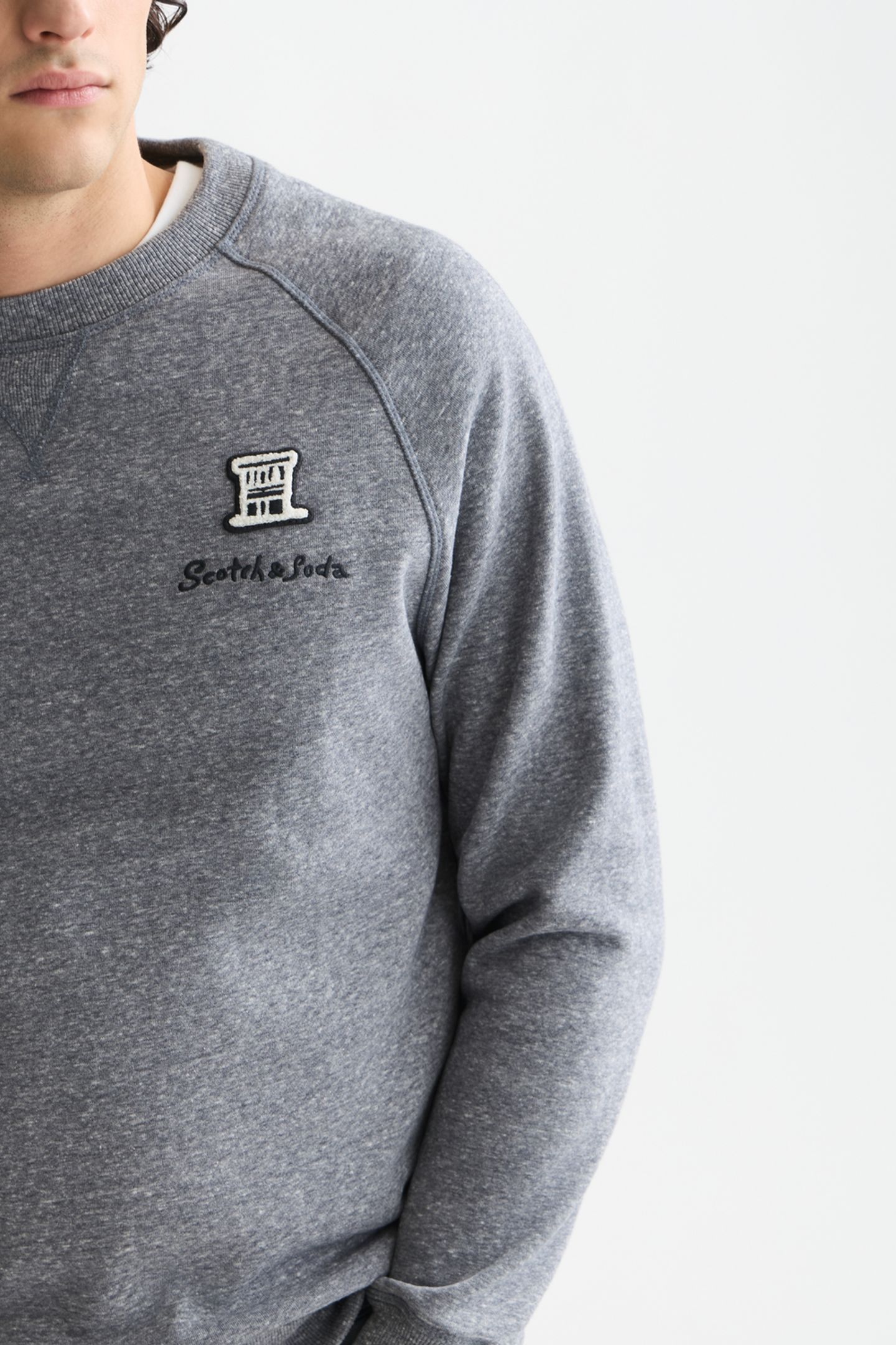 MELANGE REGULAR-FIT SWEATSHIRT SKY CAPTAIN MELANGE 6