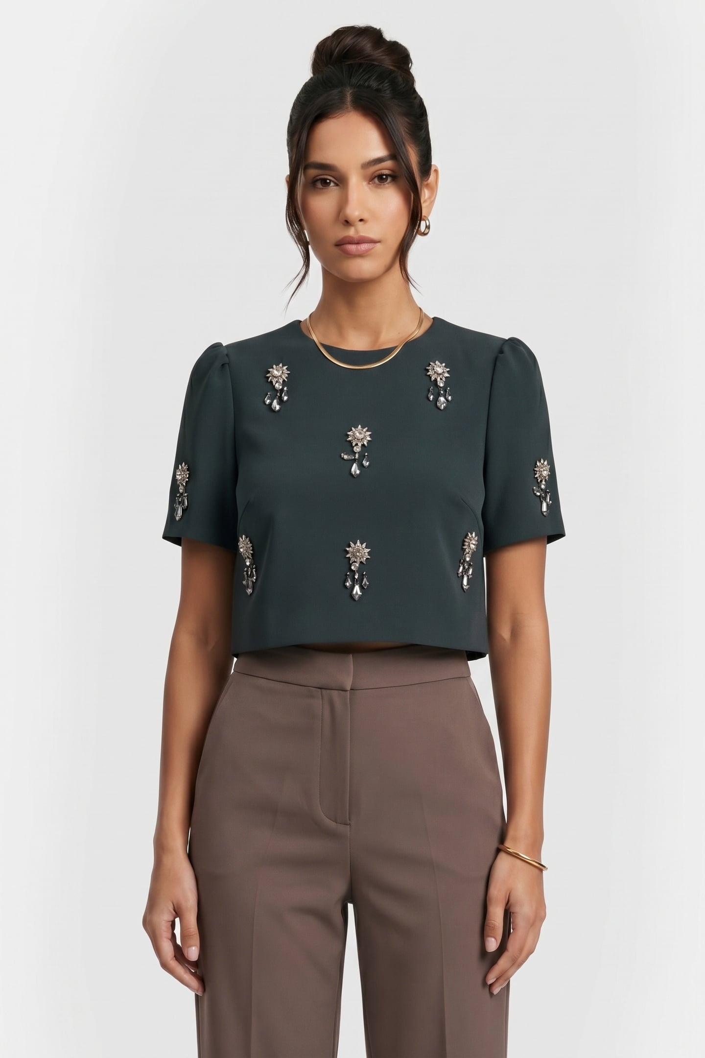 CRYSTAL TEE TEAL 1