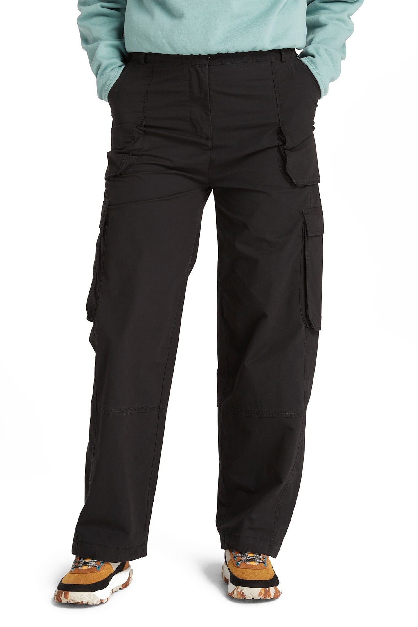 WOVEN UTILITY PANT BLACK 3