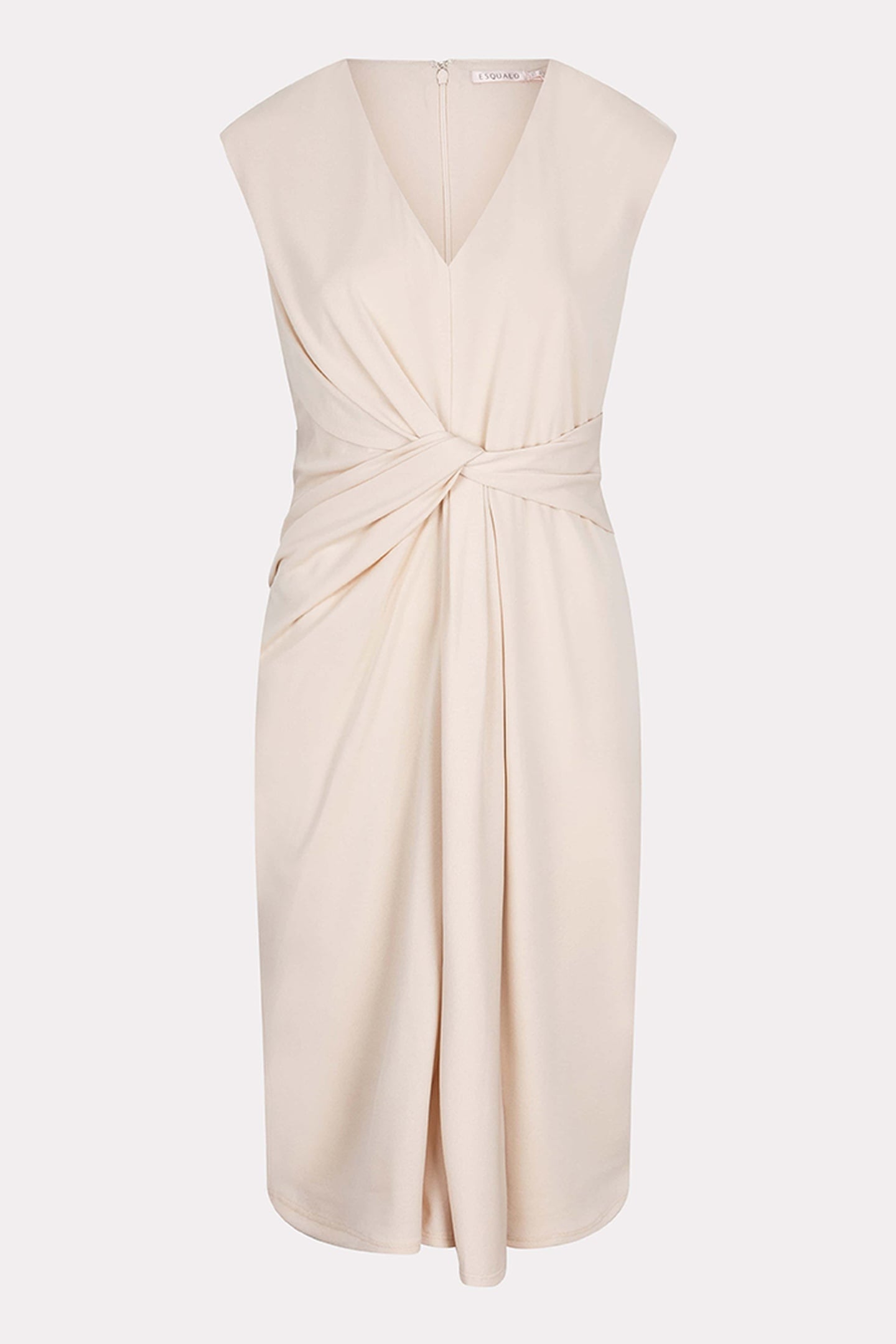 DRESS SLV/LSS WAIST DETAIL SAND 4