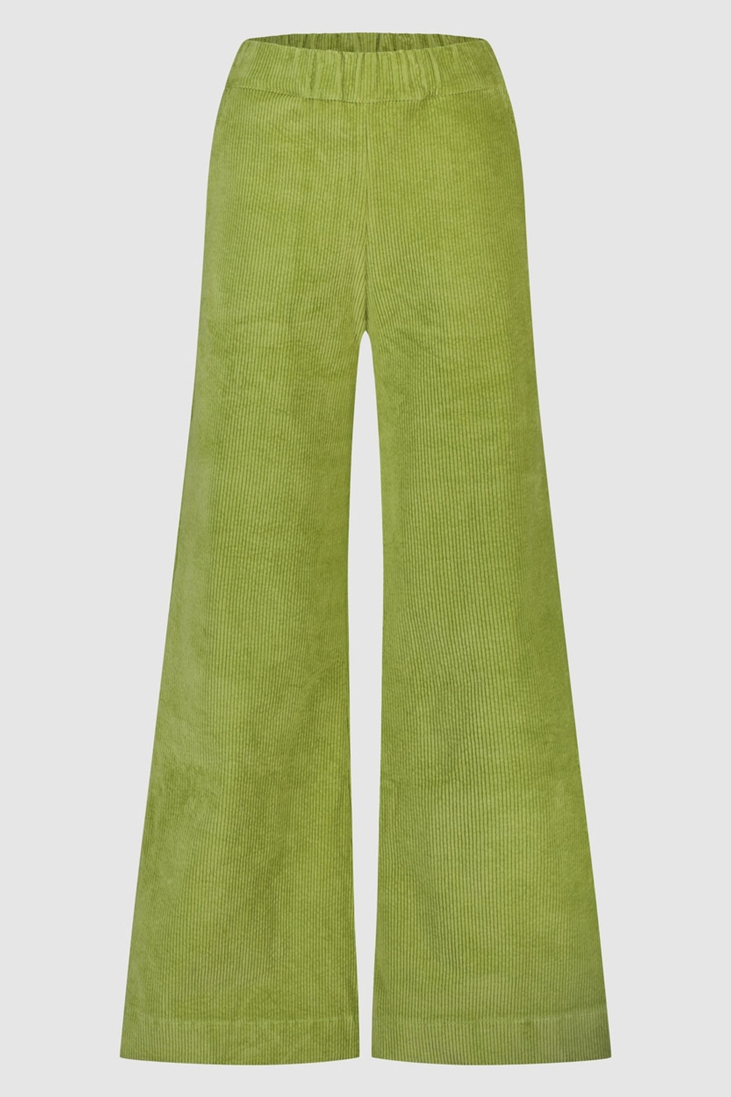 LOIS WIDE LEG RIB BAMBOO GREEN 1
