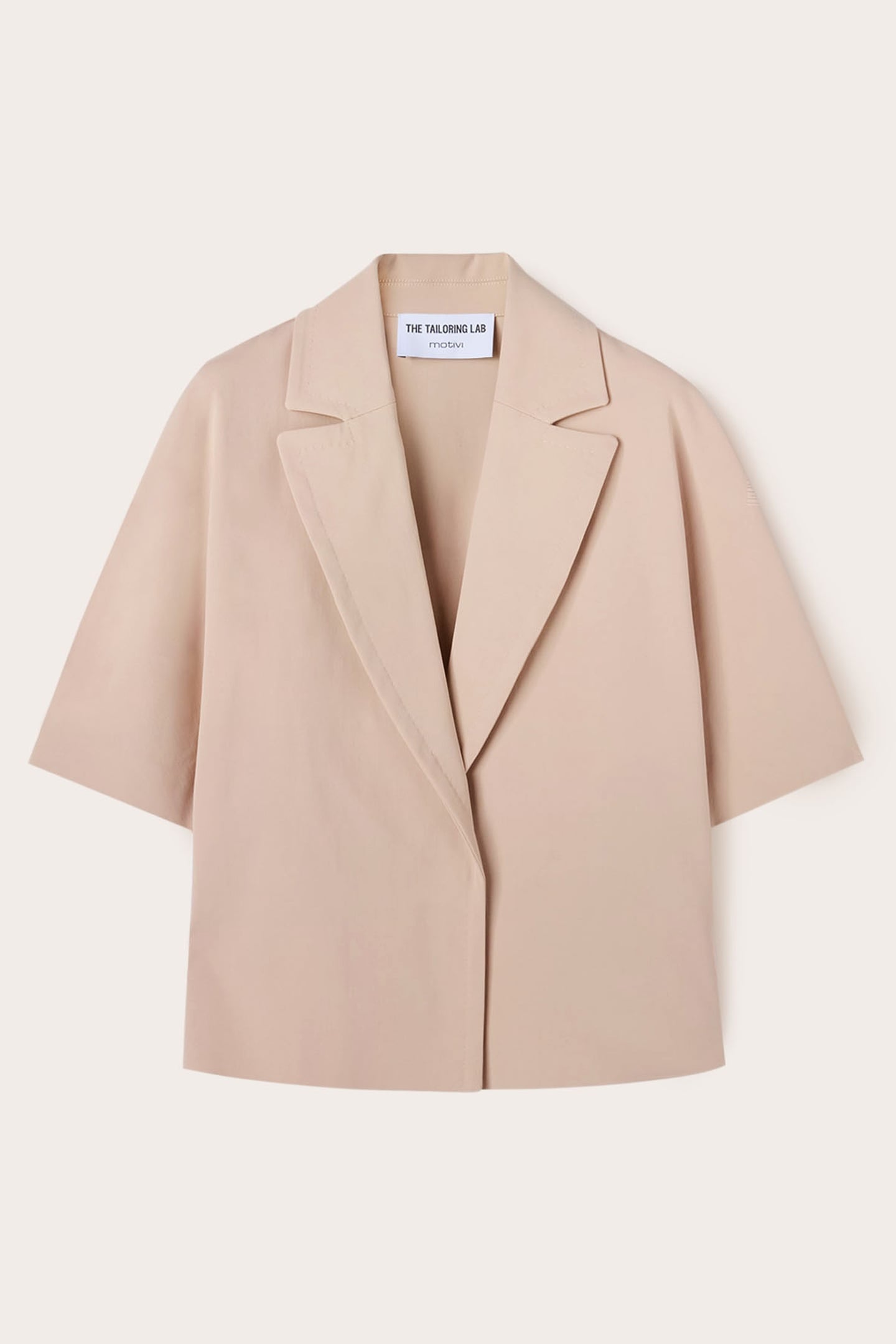 TAILORED PEA COAT BEIGE 4