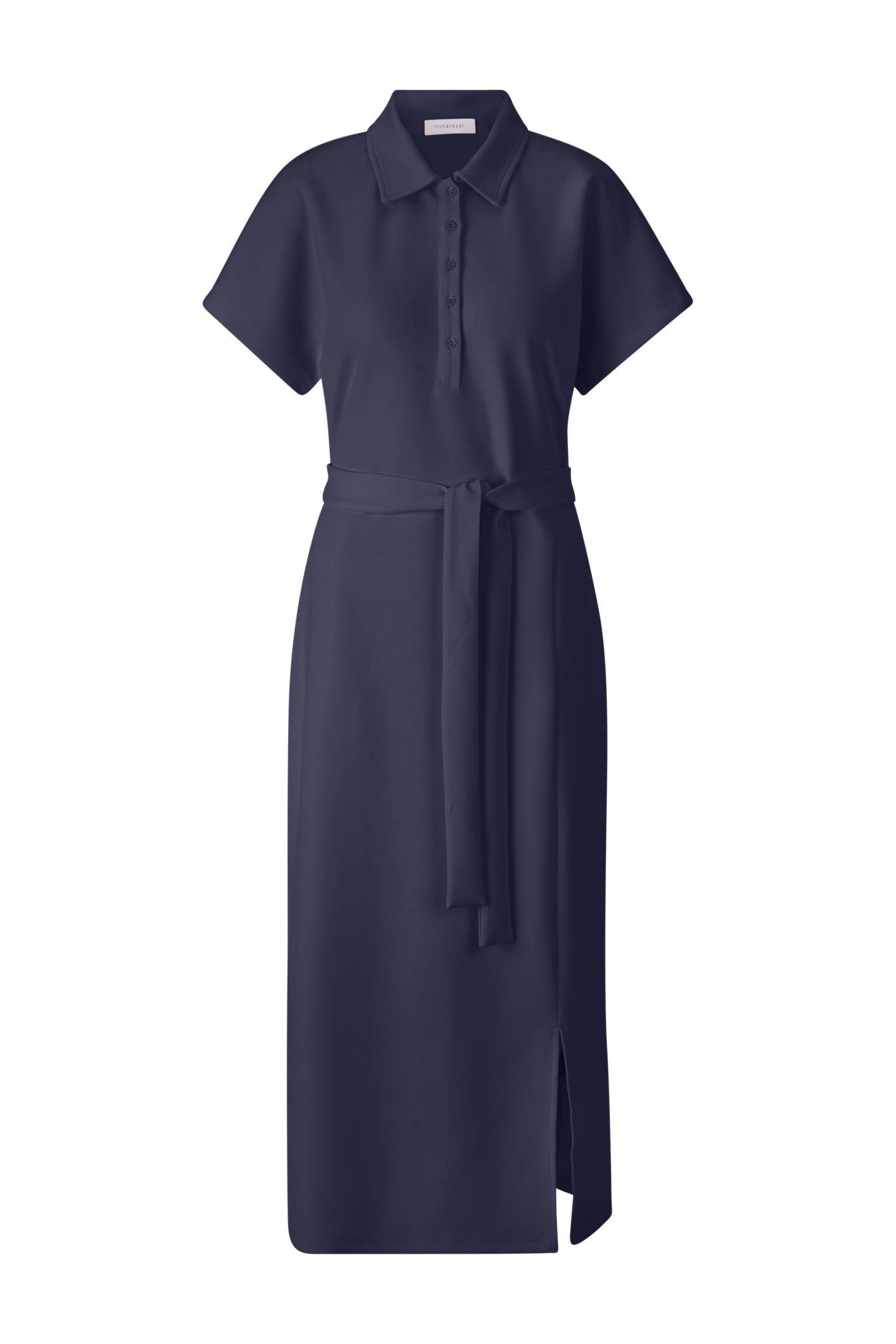 SCUBA POLO DRESS MIDNIGHT BLUE 5