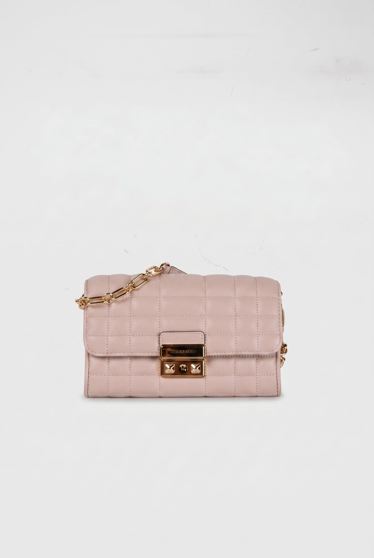 LARGE WLLT ON CHN CROSSBODY SOFT PINK 2