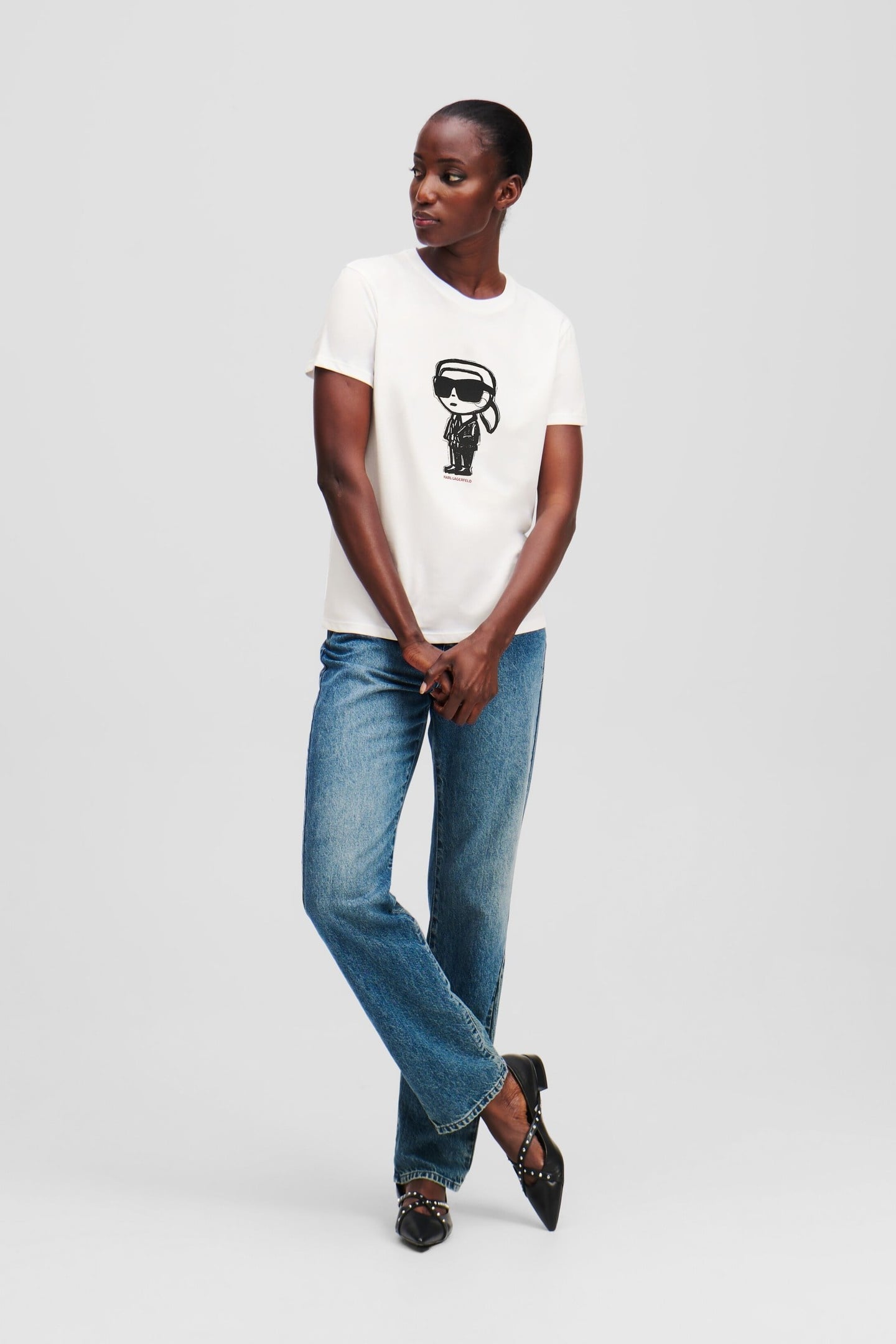 IKON SKETCH KARL T-SHIRT CANNOLI CREAM 6