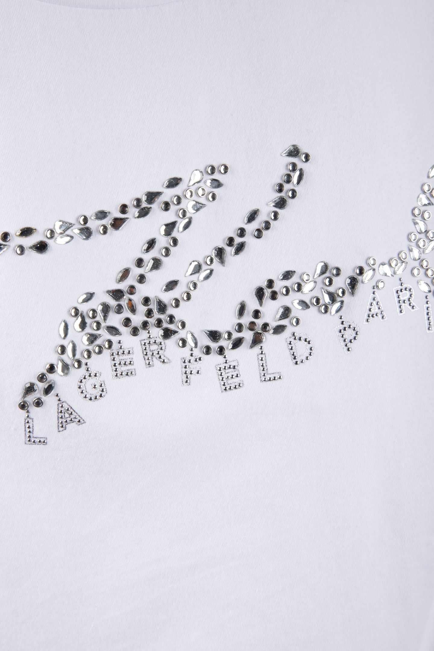 KARL SIGNATURE TSHIRT WHITE/SILVER 4