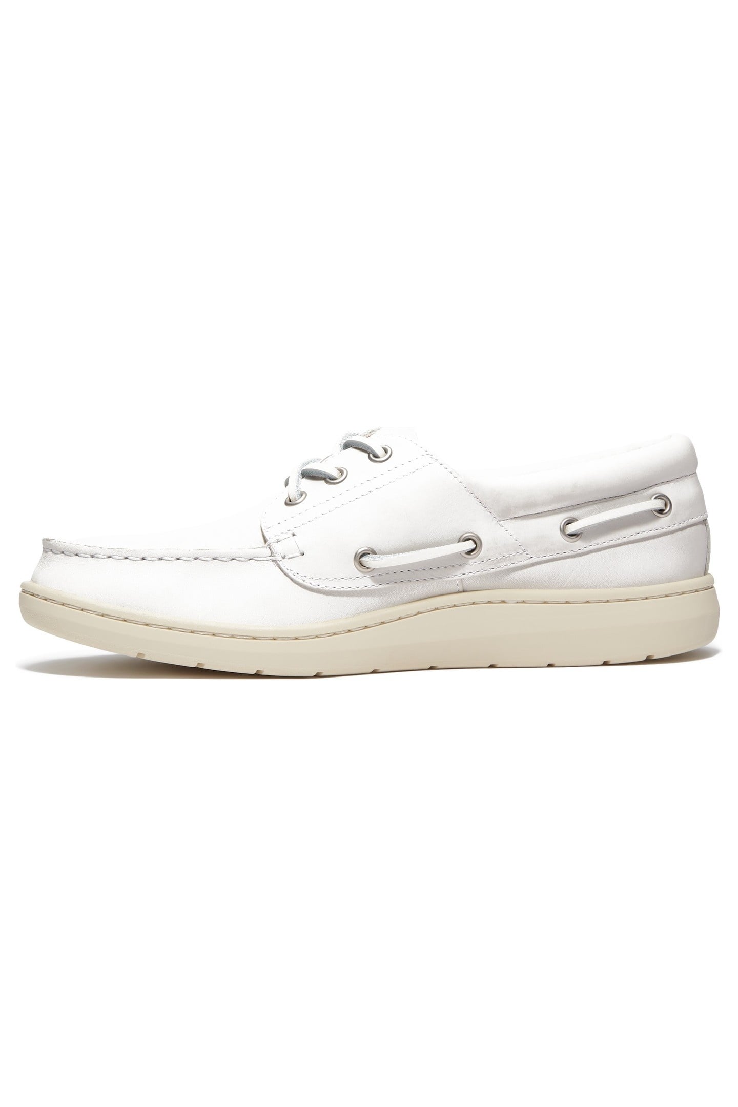 BOAT SHOE WHITE 2