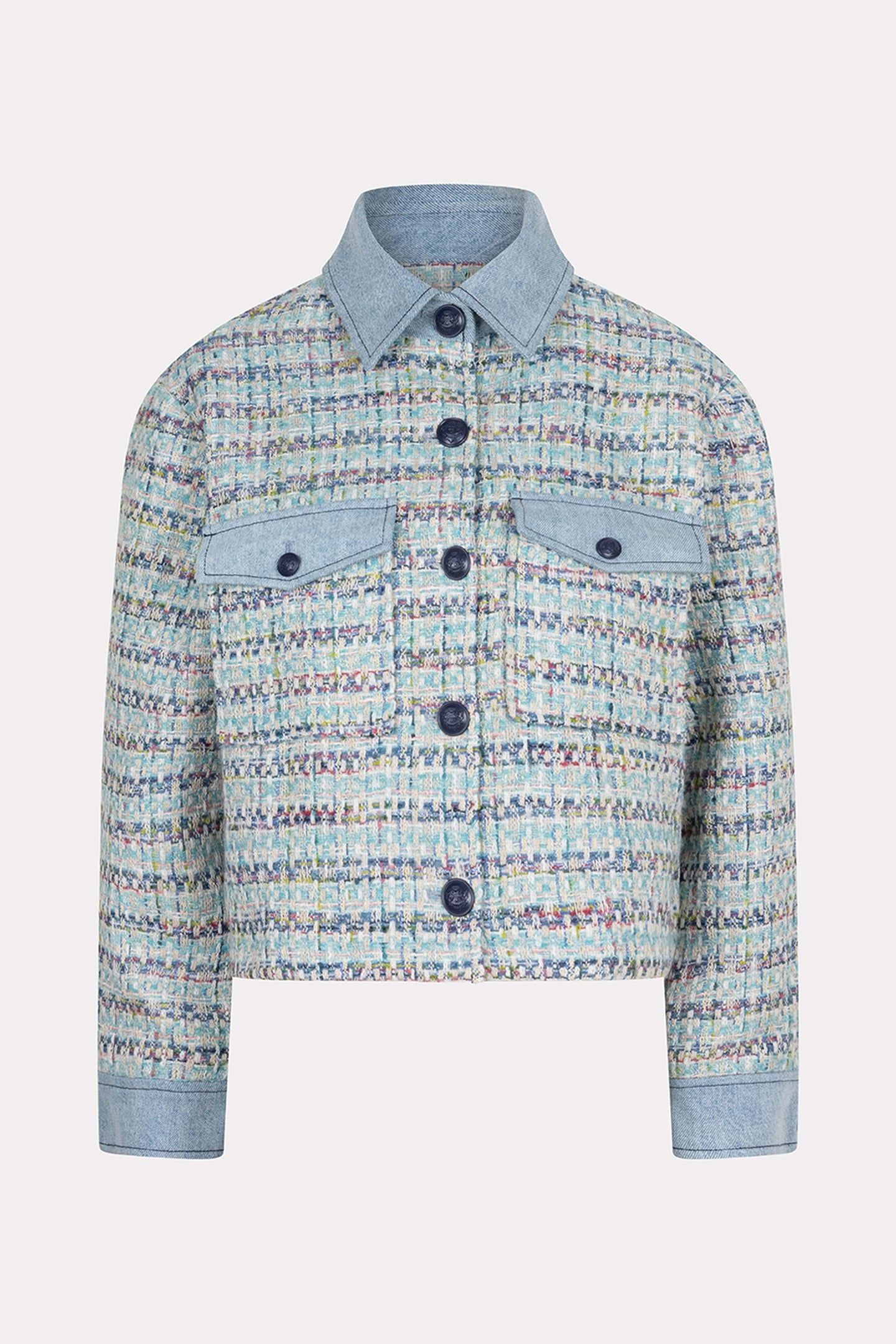 JACKET TWEED JEANS ACCENT BLUE 6