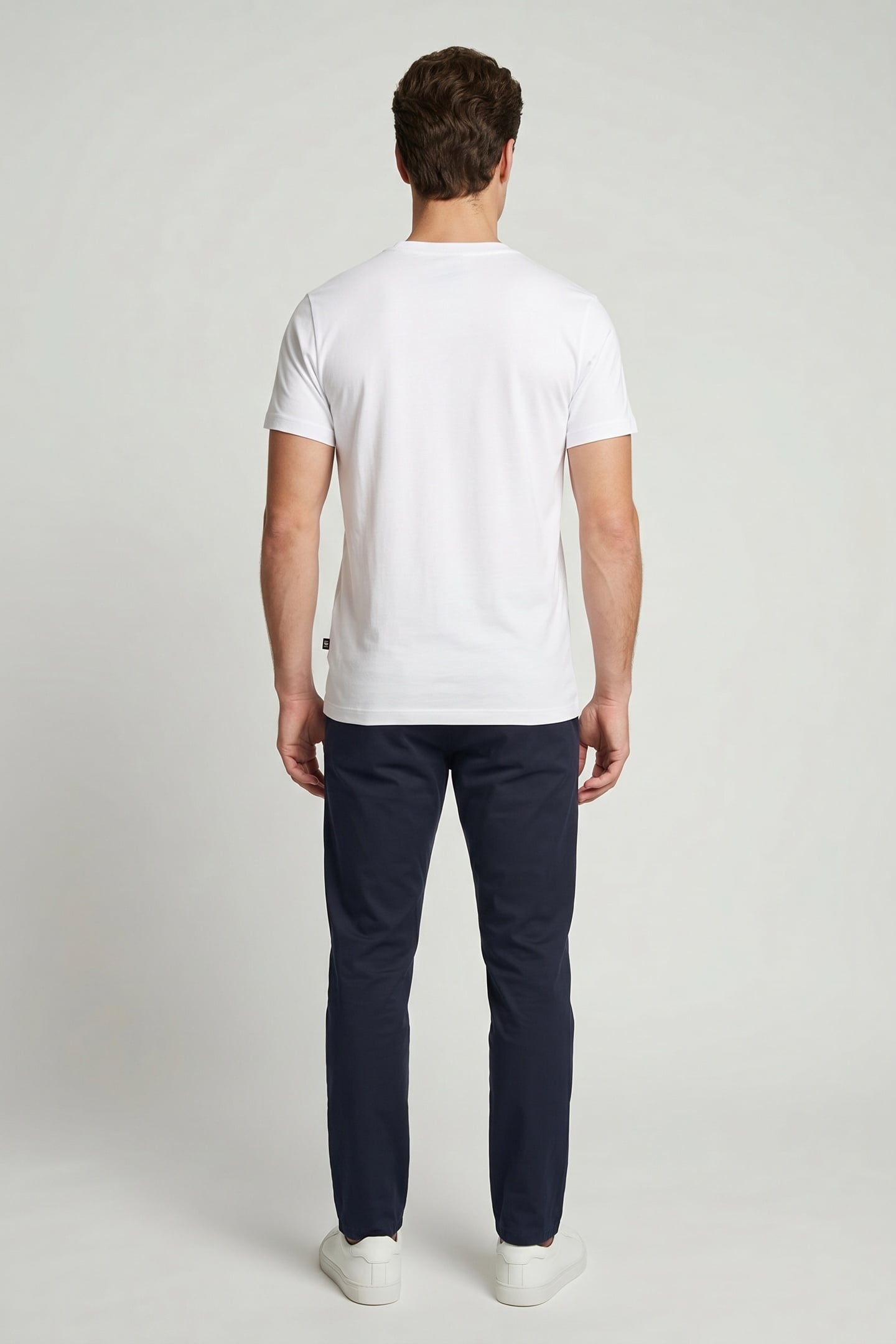 CHEST LOGO SLIM R T S\S WHITE 4