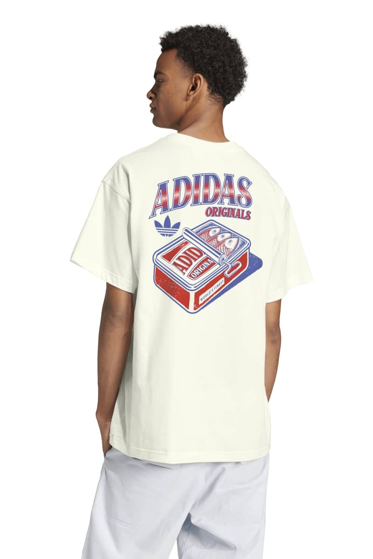 UNISEX ORIGINALS SARDINES GRAPHIC TEE OFF WHITE 5
