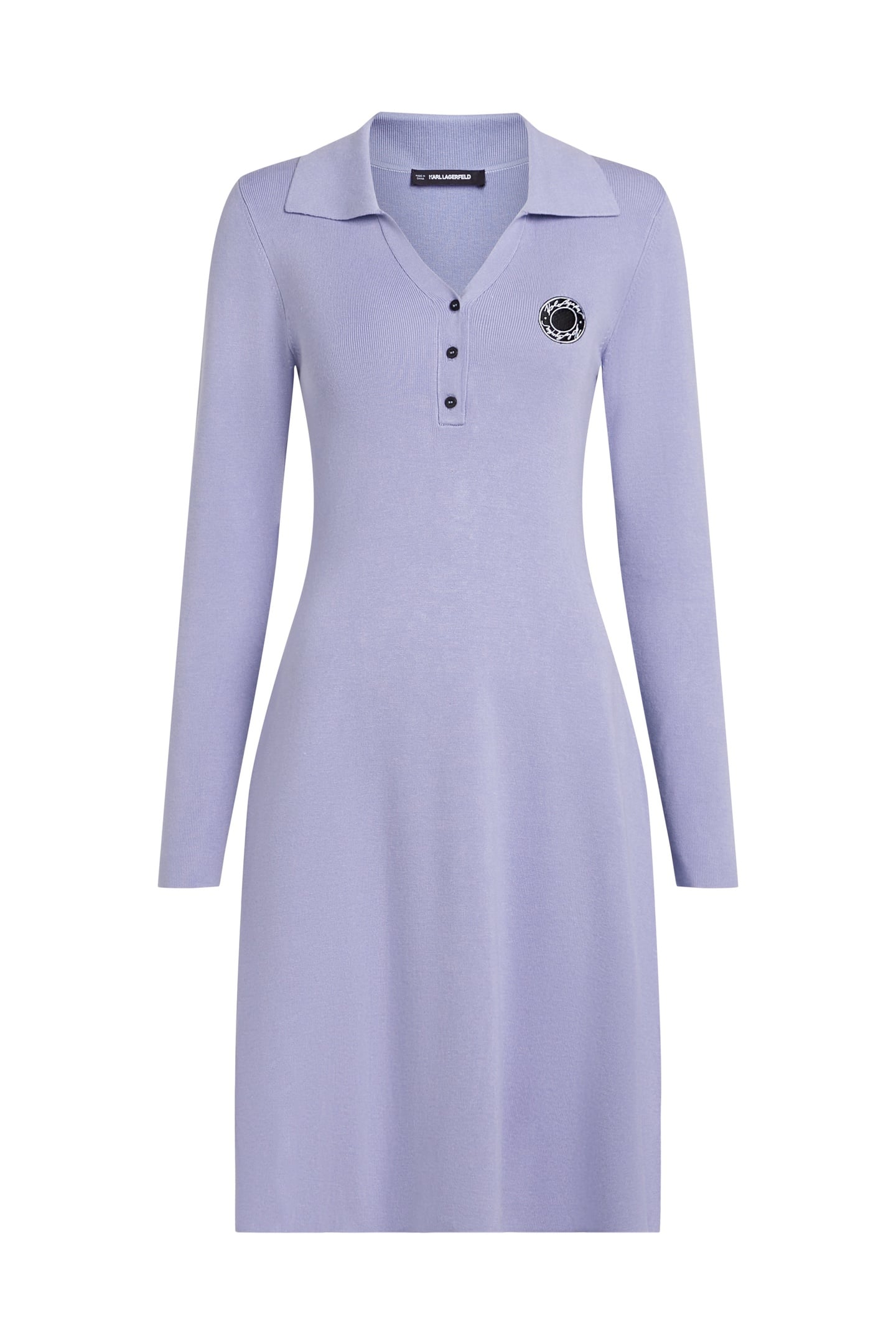 POLO KNIT DRESS SWEET LAVENDER 1