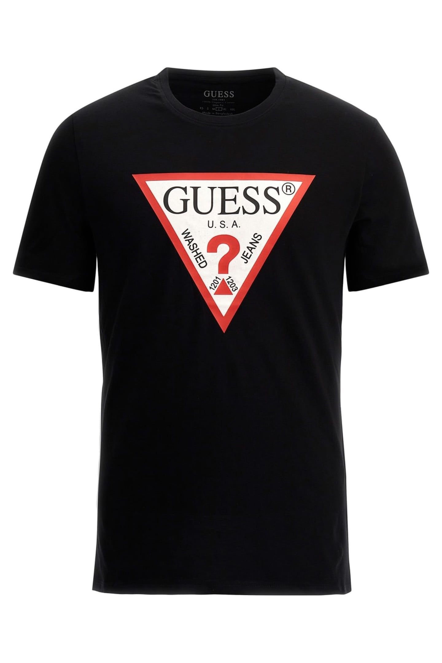 GUESS ECO CN SS ORIGINAL LOGO JET BLACK A996 5