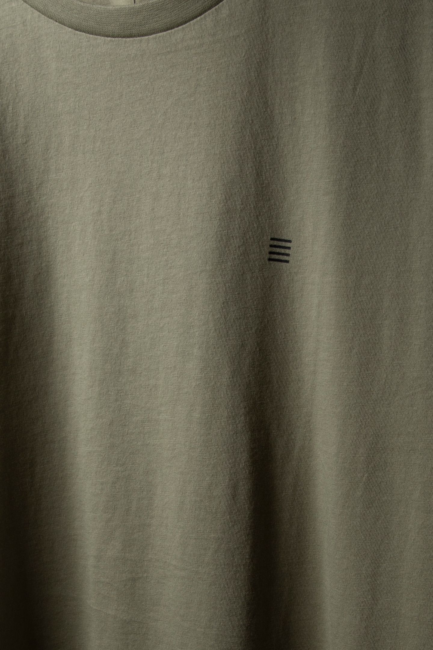 T-SHIRT CREWNECK SOLID BASIC GREEN 4