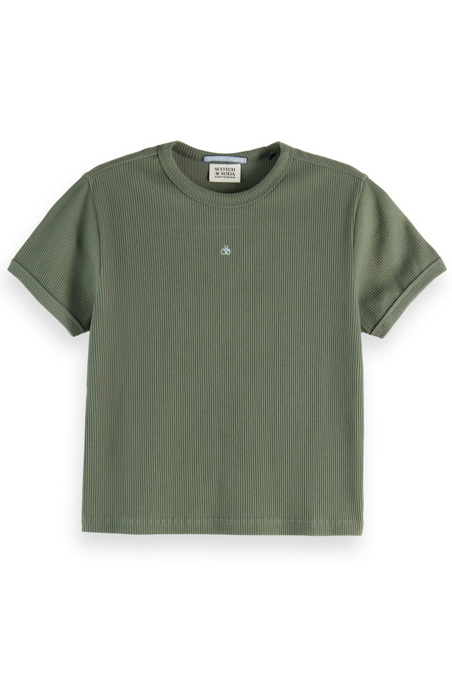 BABY RIB T-SHIRT THYME 5