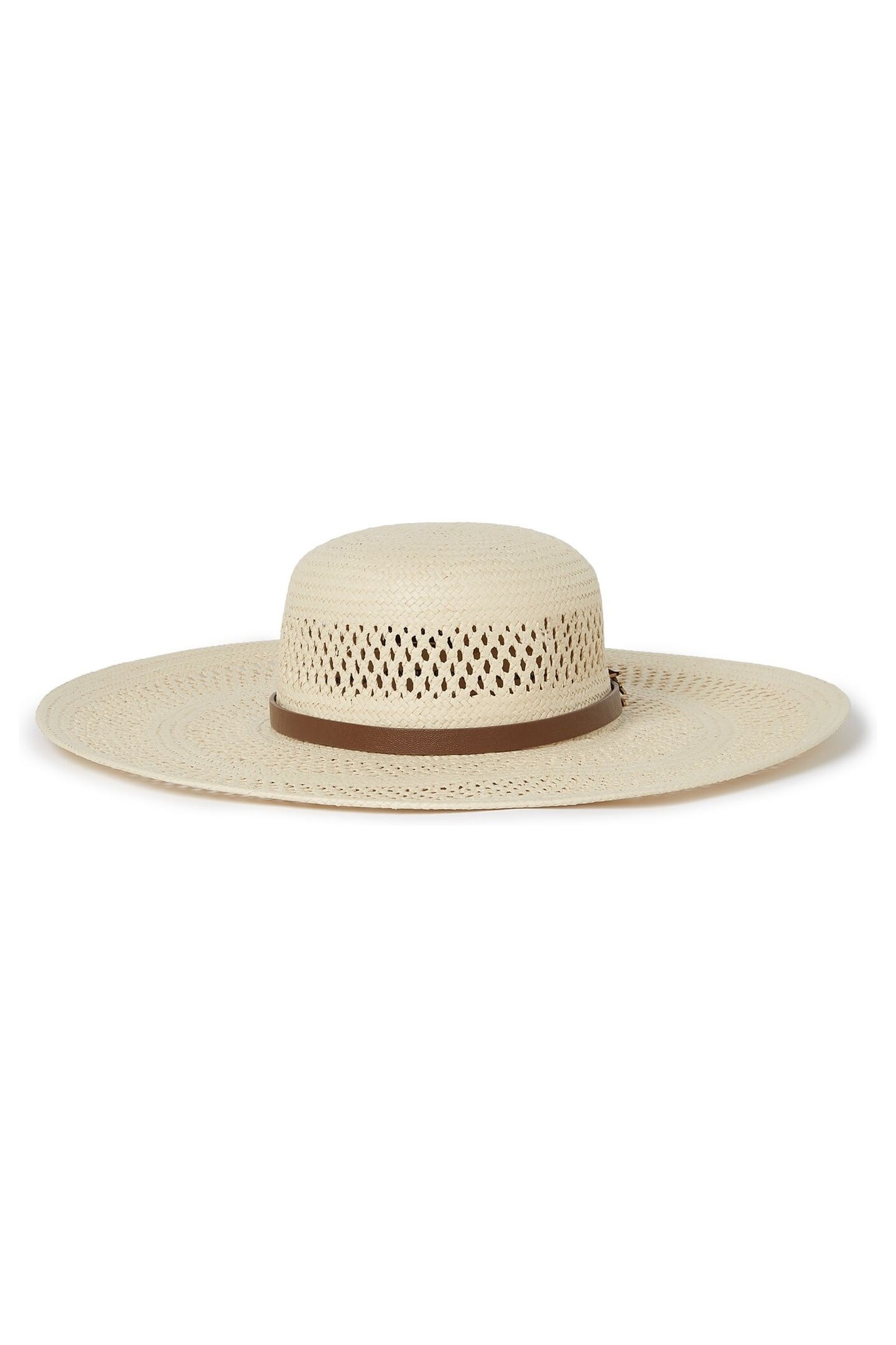 K/AUTOGRAPH BELT STRAW HAT NATURAL 2