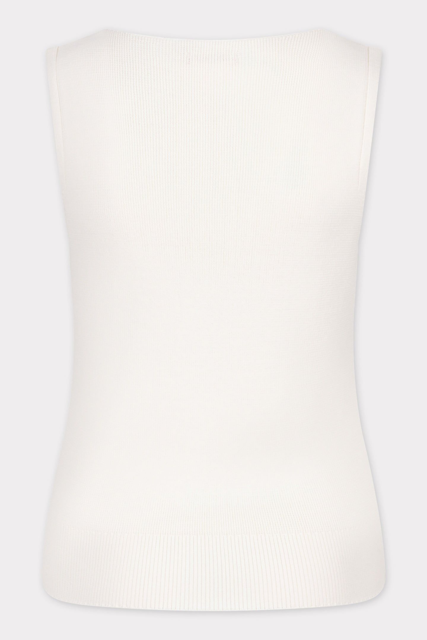 TOP RIB V-NECK OFF WHITE 5