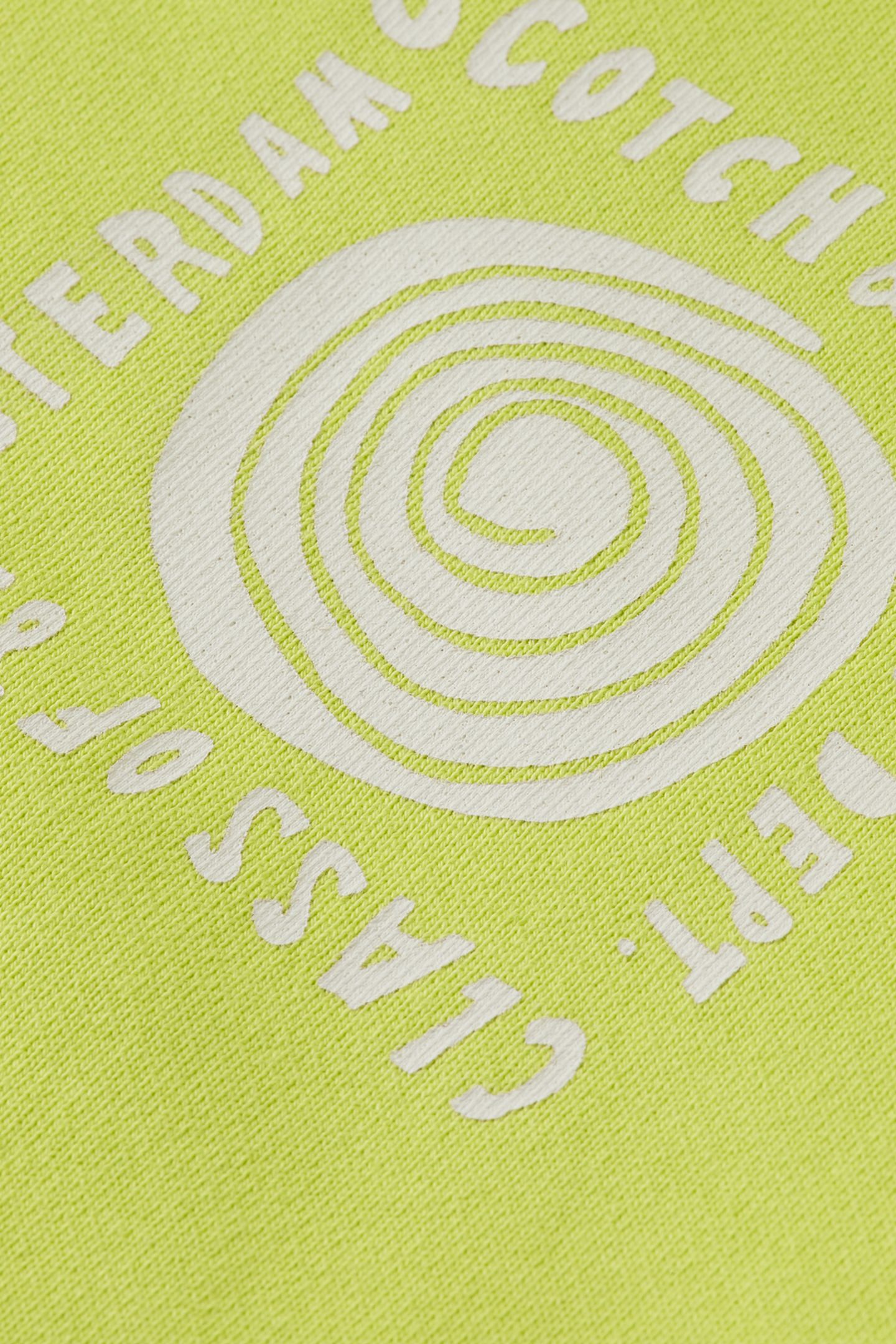 REGULAR FIT SWEATSHIRT WITH CHEST ARTWORK GREEN GLOW 6