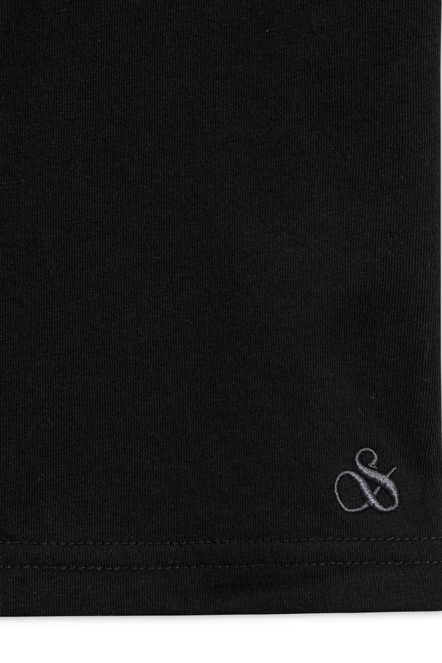 3PK MENS ULTRA SOFT CREW NECK TEE BLACK/BLUE 4