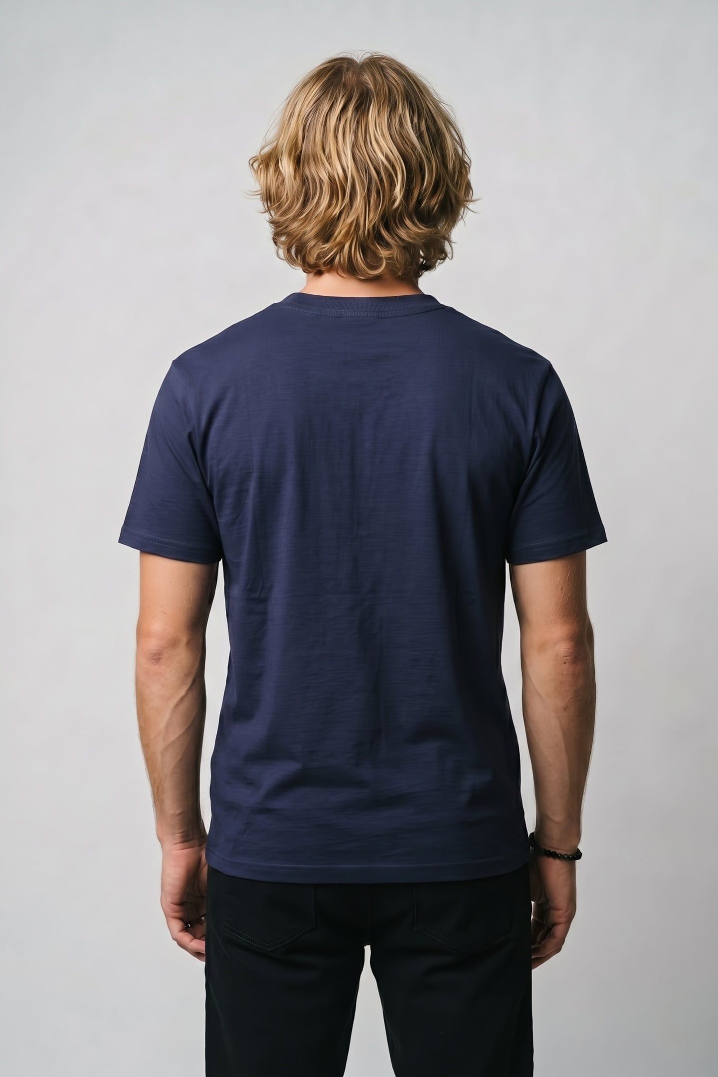 DOCCIA RELAXED LOGO GRAPHIC T-SHIRT BLACK IRIS 2