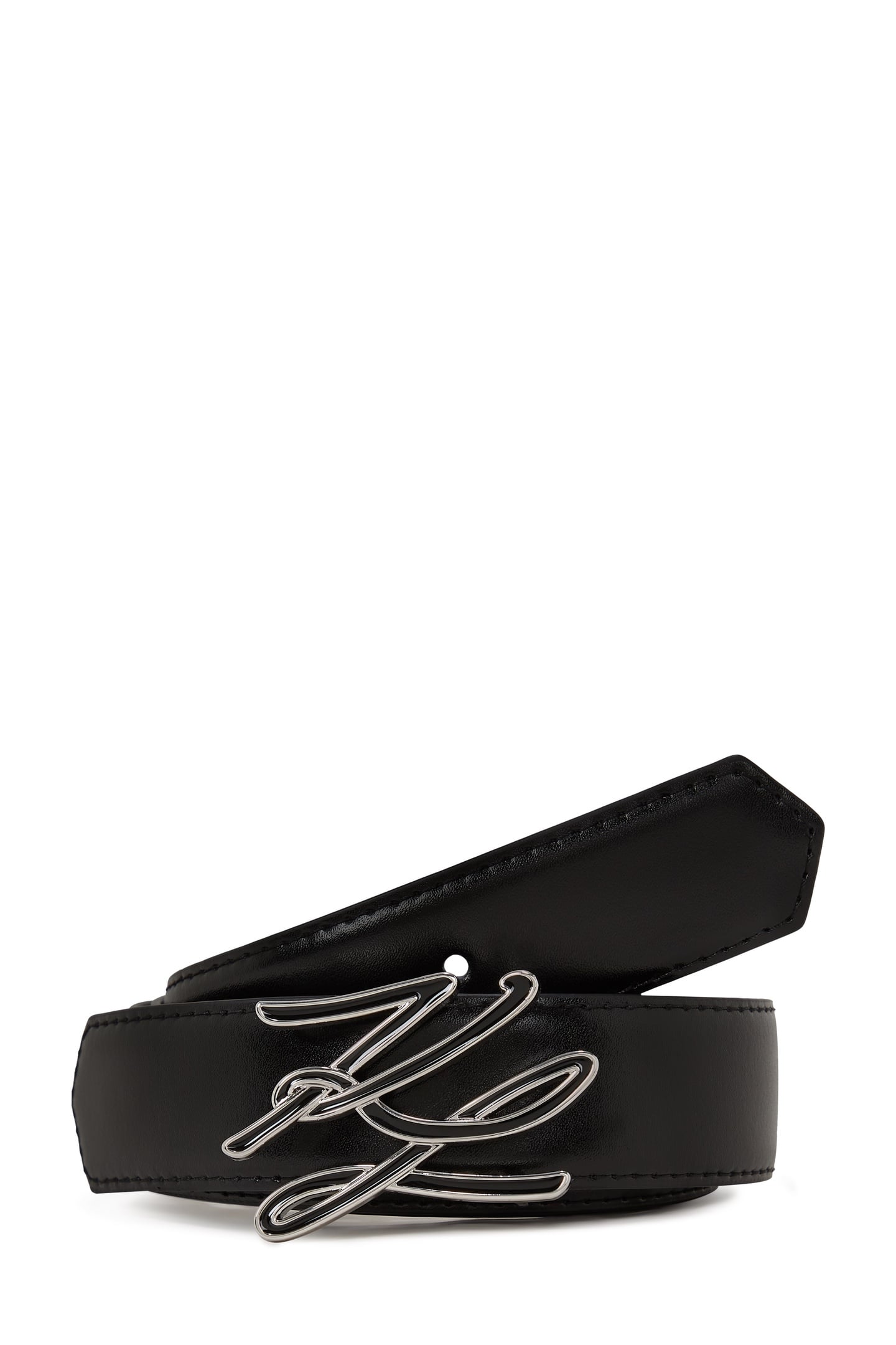 K/AUTOGRAPH ENAMEL H2.5 BELT BLACK 1