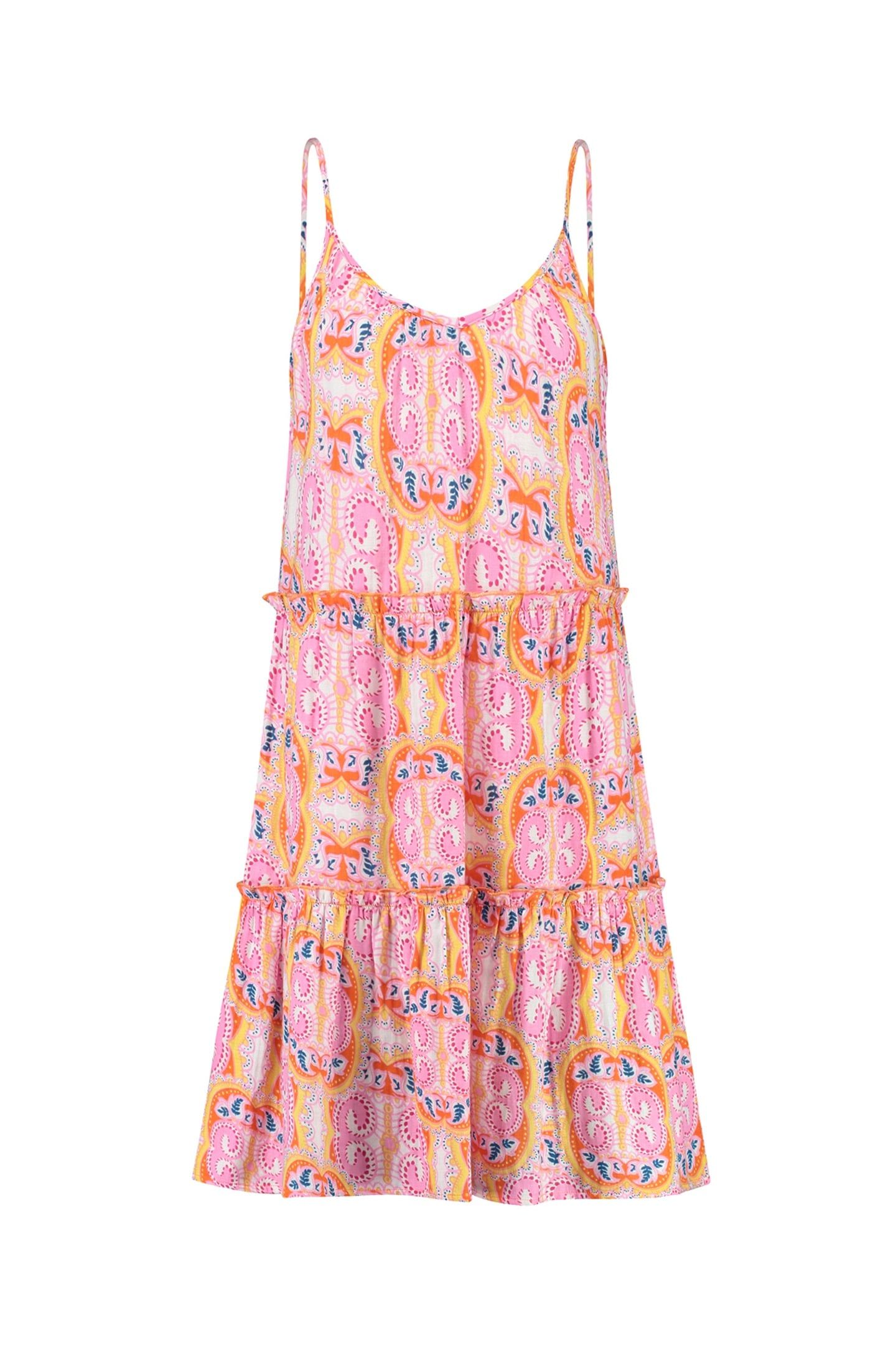 JOAH DRESS MYKONOS PAISLEY ORANGE MYKONOS PAISLEY 5
