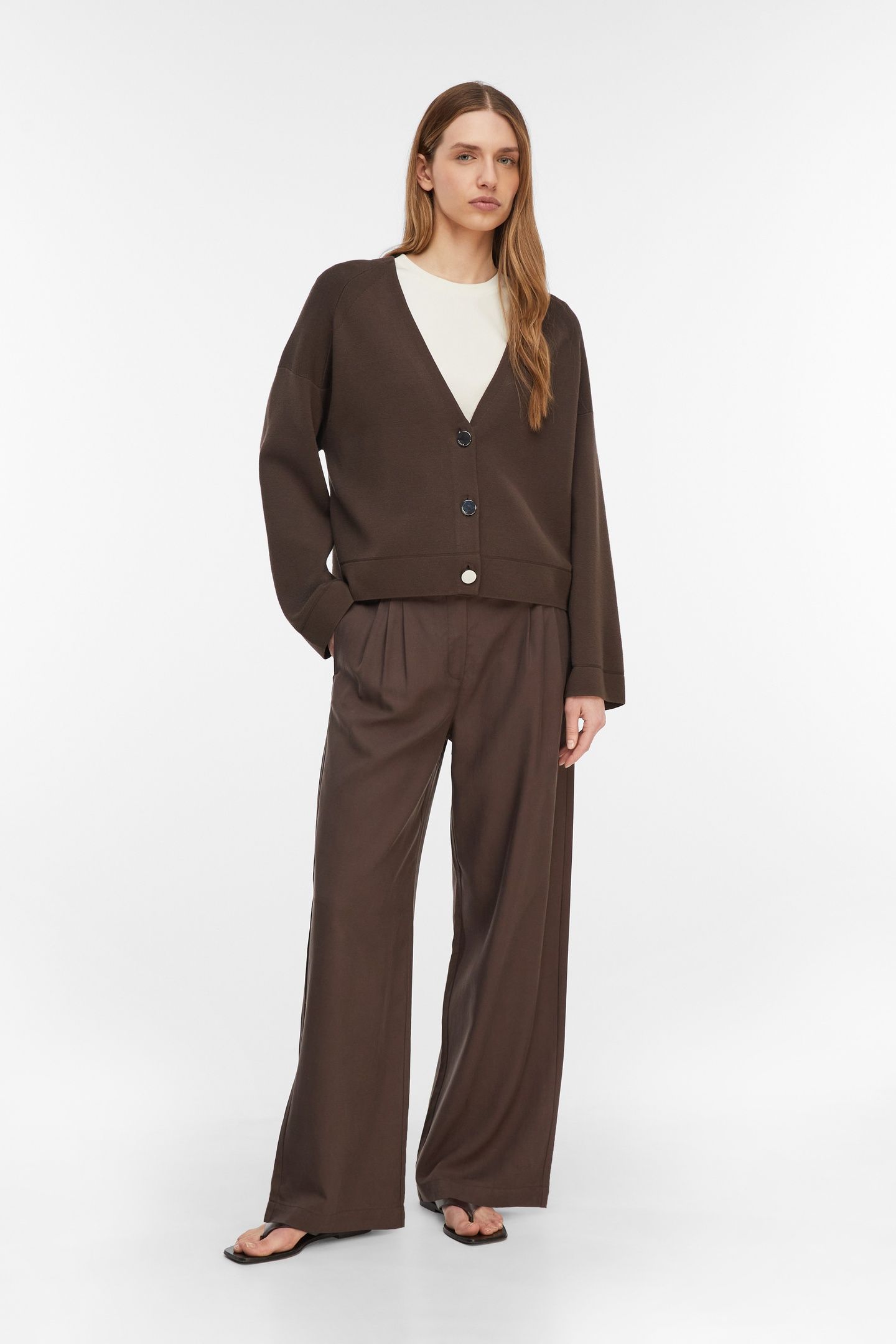 COMMA CARDIGAN BROWN 3