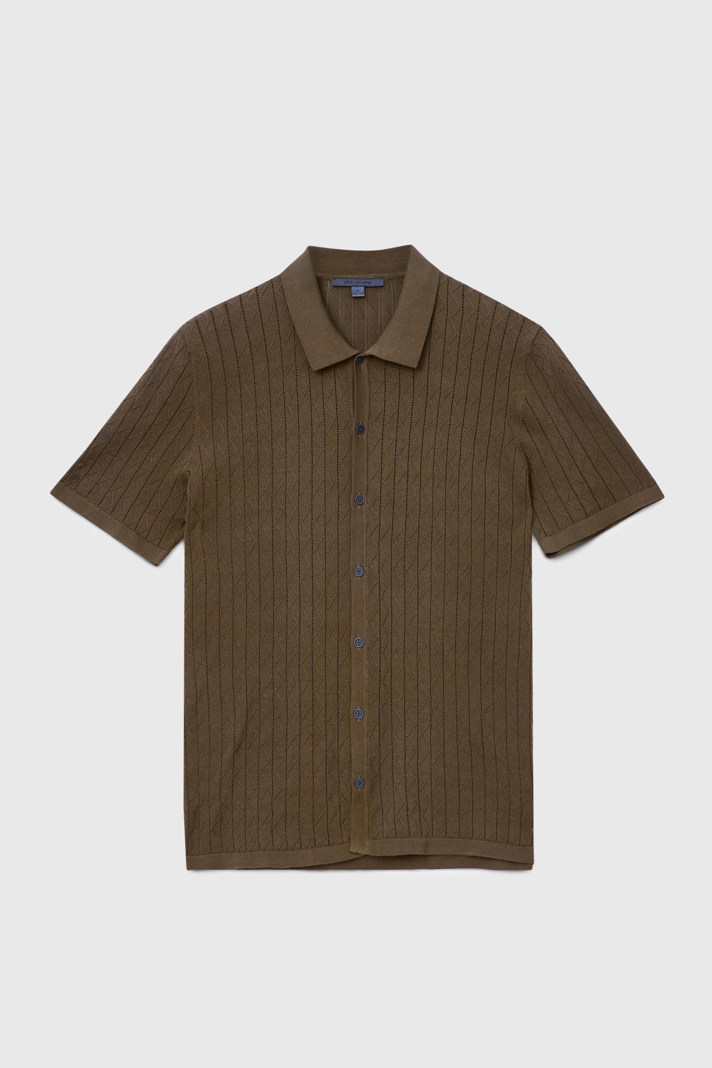 MOORE SS TEXTURE SWEATER SHIRT MUSHROOM 3
