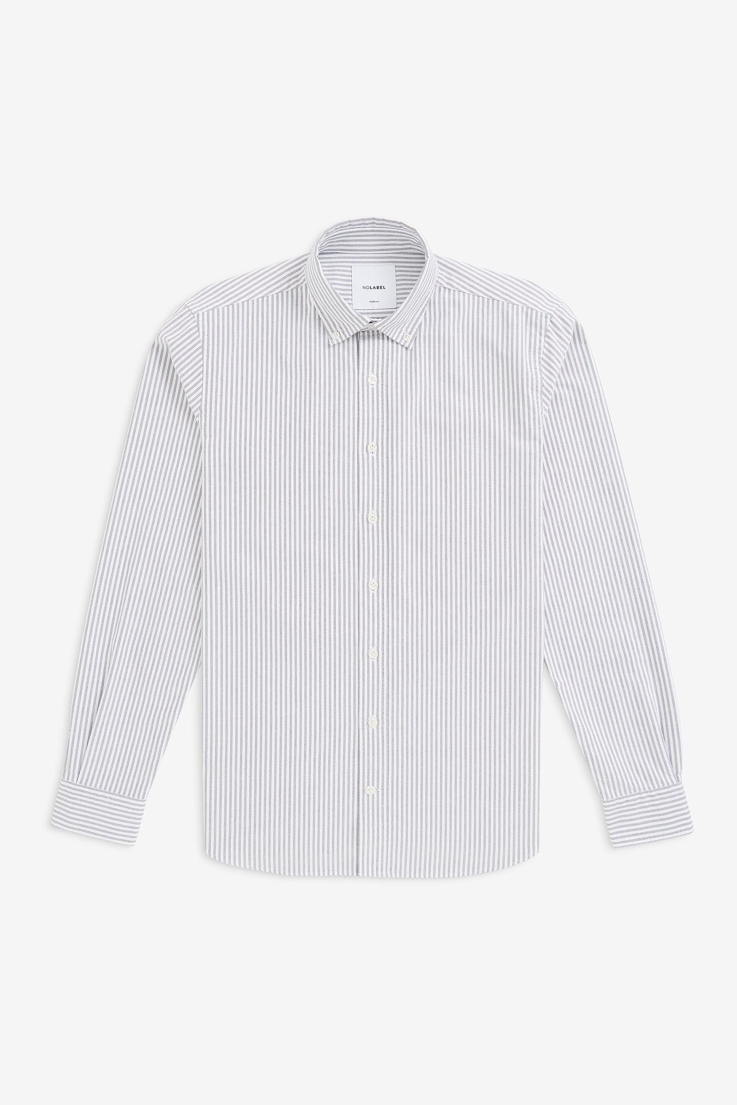 FELIX STRIPED OXFORD COTTON NAVY 3