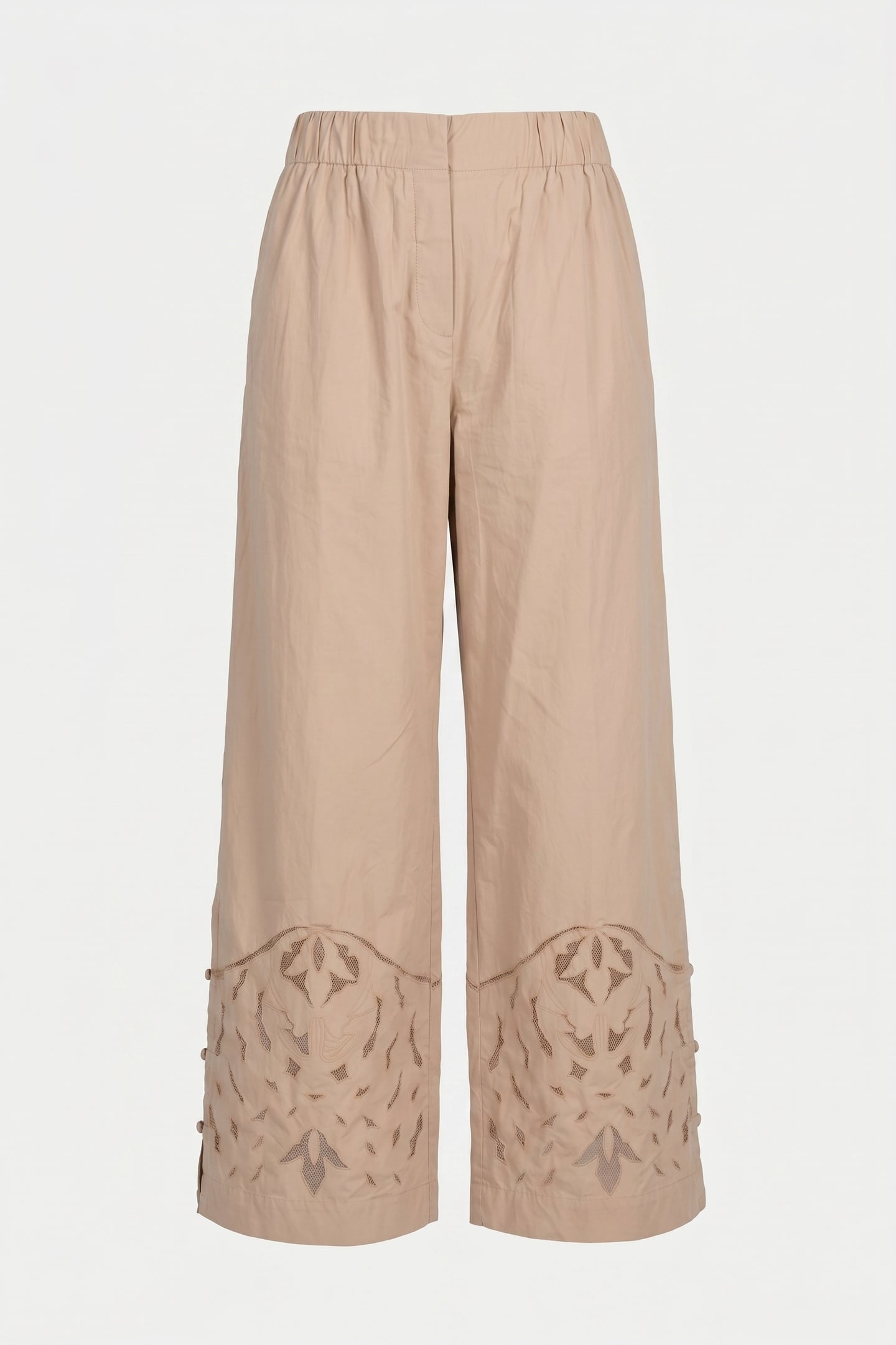 PANTS MOONFLOWER EMBR SAND 3