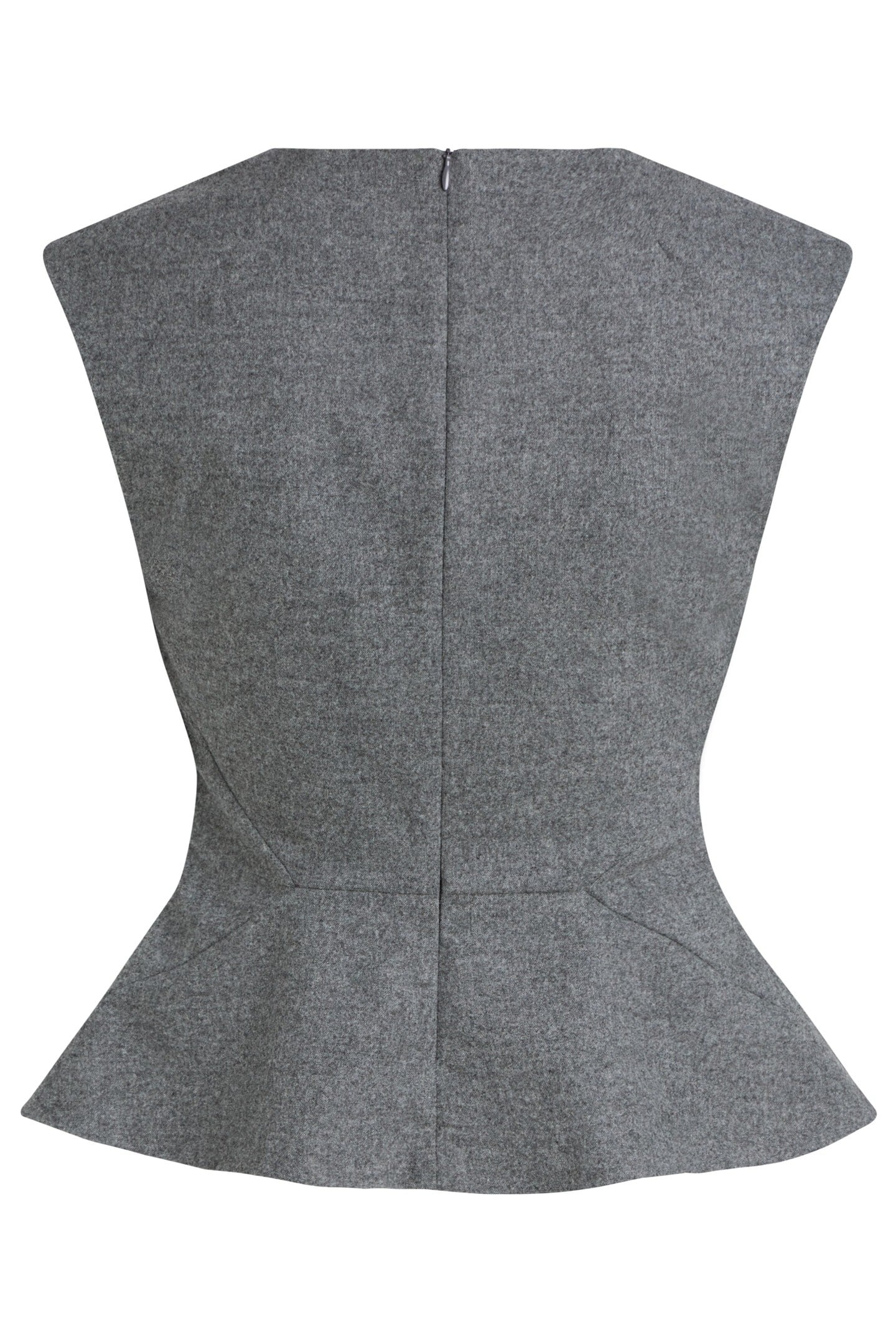 FLANNEL TOP MEDIUM GREY MELANGE 6