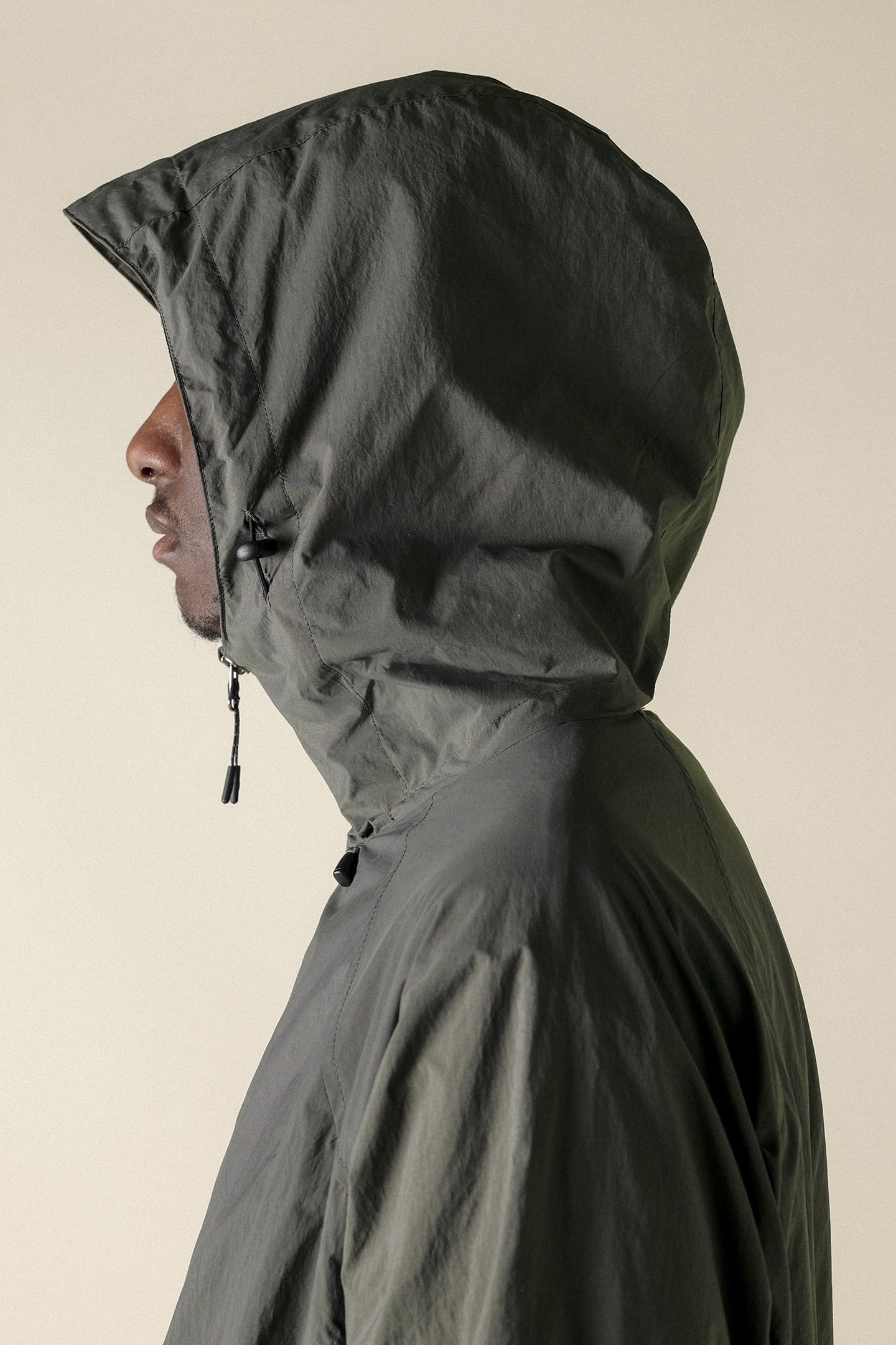 UNISEX SL BT THERM MESH HOODY JACKET ASH BLACK 2