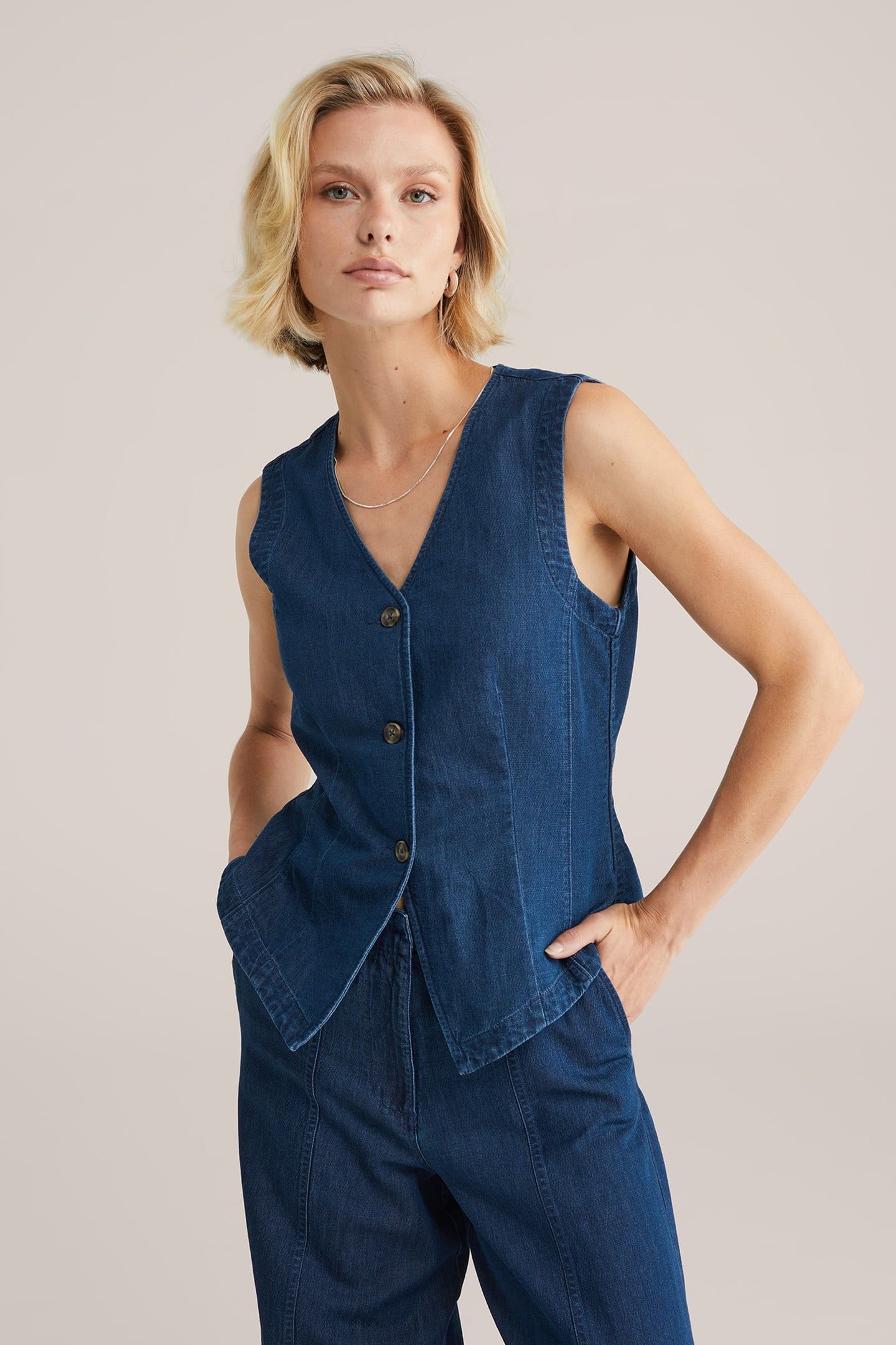 GILET DARK BLUE 1