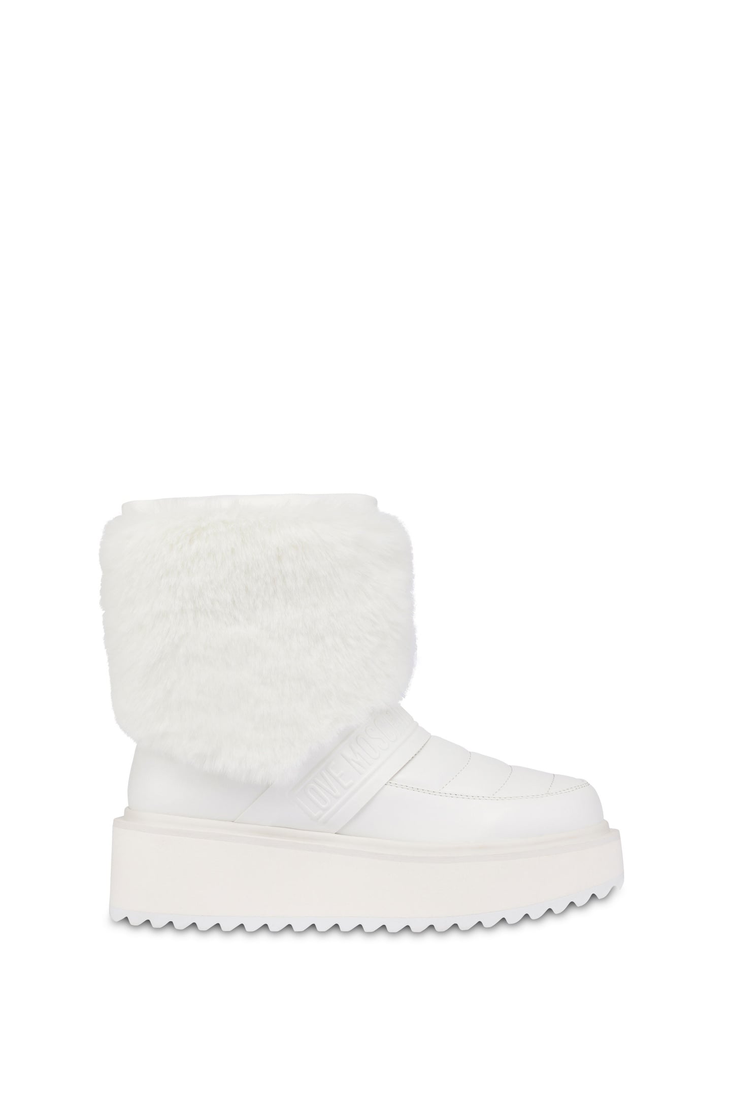 PLATFORM POWER SNOW BOOTS WHITE 2