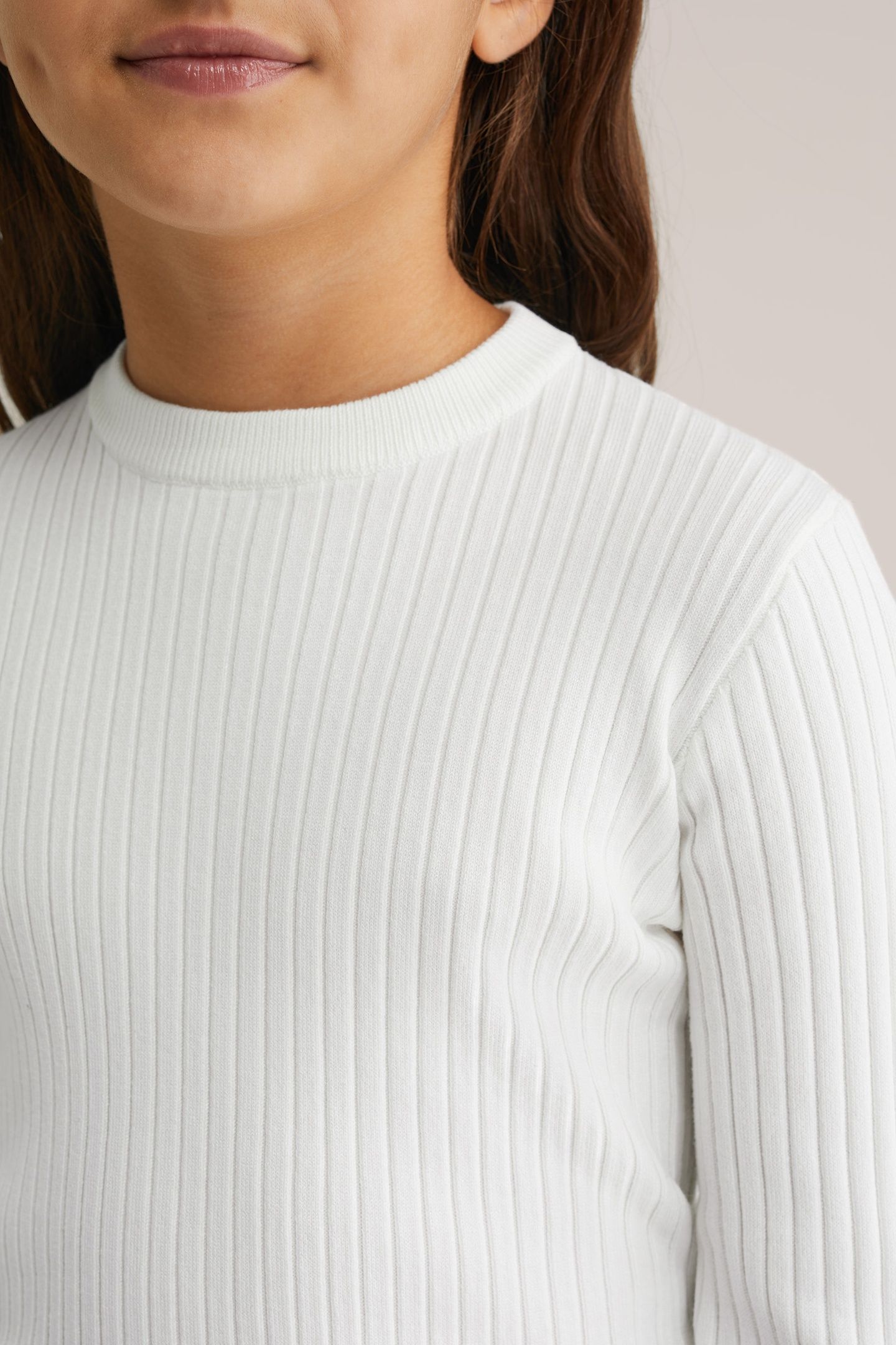 KNITTED PULLOVER WHITE 5