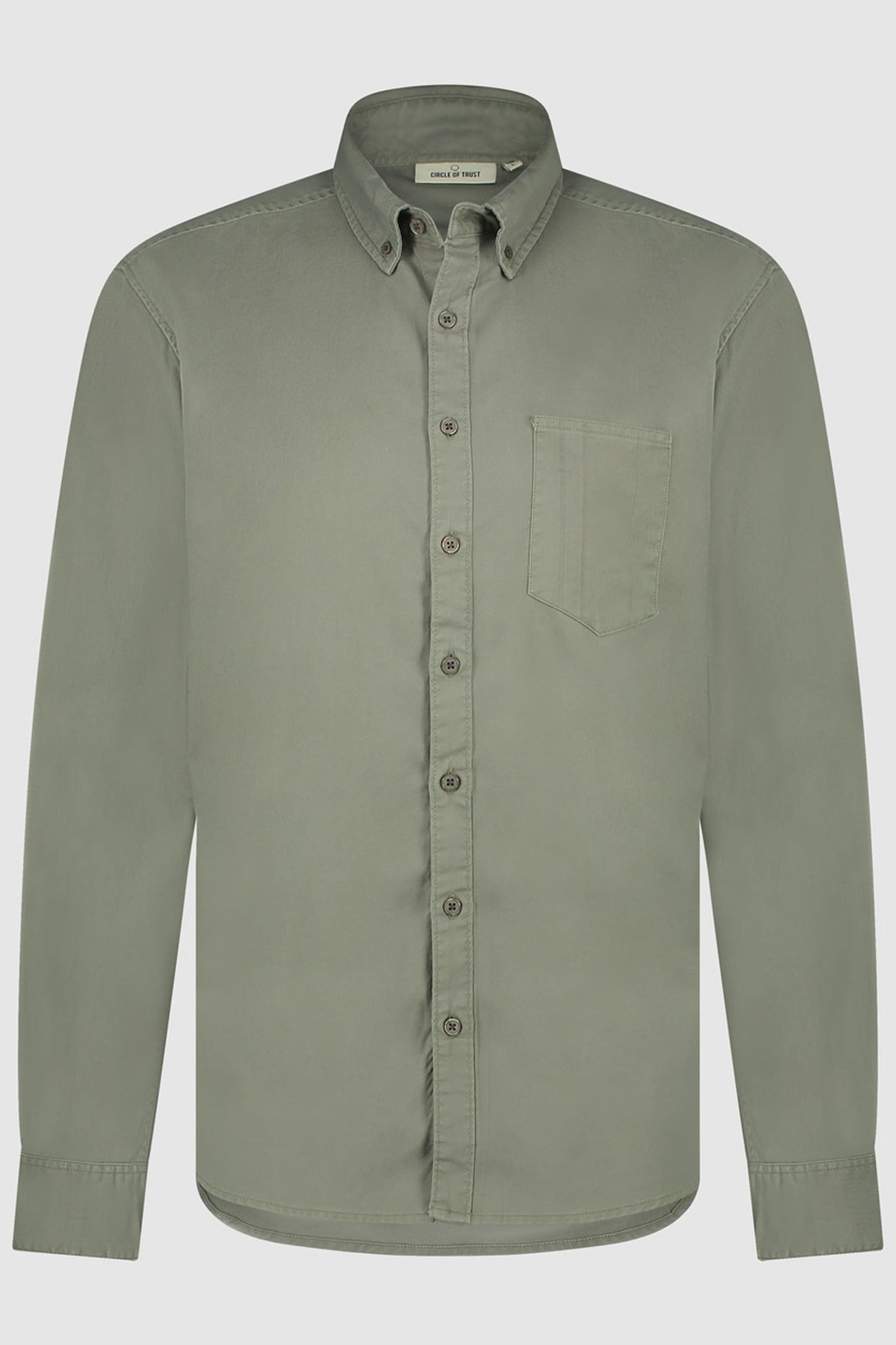 LAURENS SHIRT LS OLIVE LEAF 1