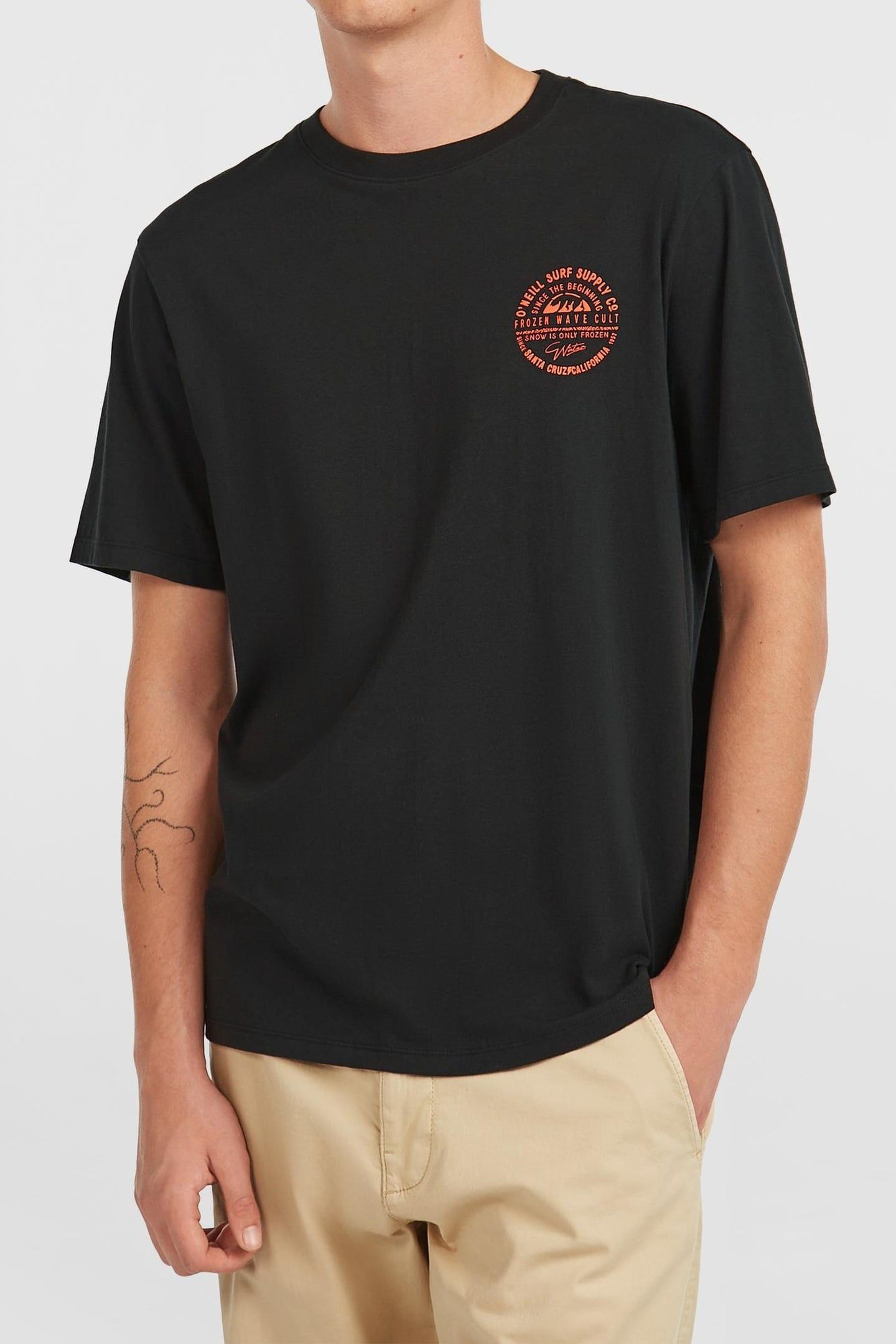 O'NEILL CHEST PRINT T-SHIRT BLACK OUT 3