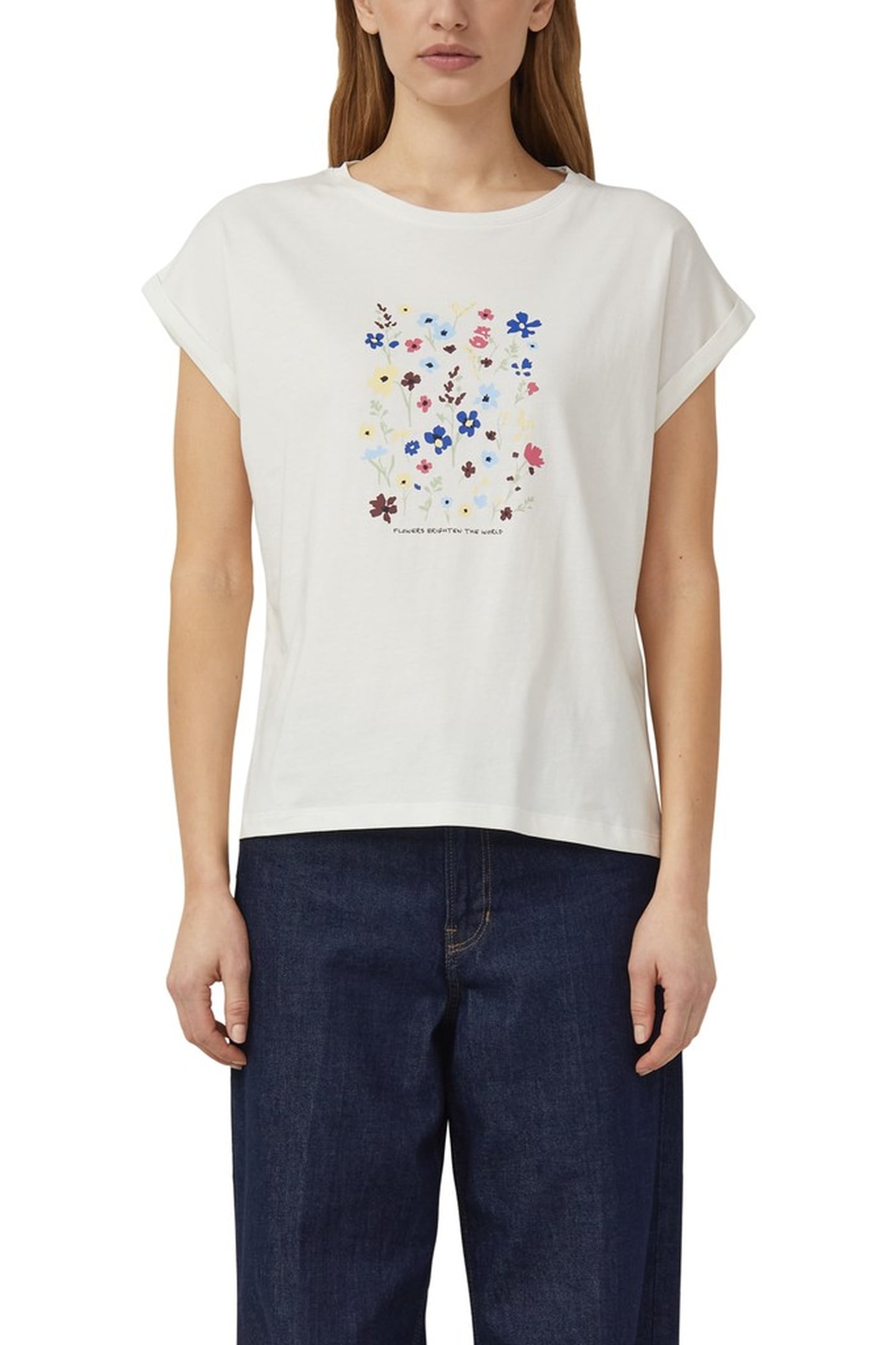 S.OLIVER T-SHIRTS OFFWHITE 1