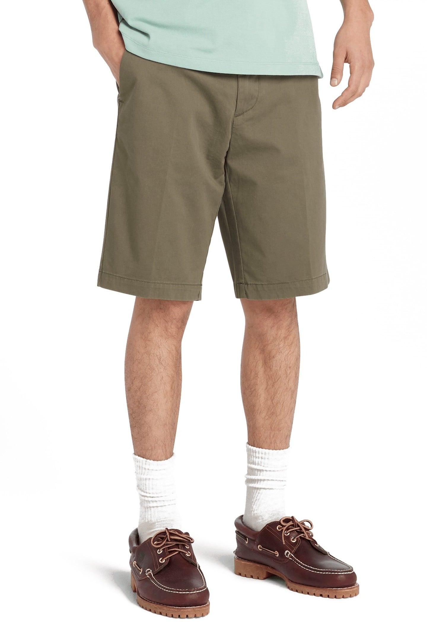 TWILL CHINO SHORT LEAF GREEN 2