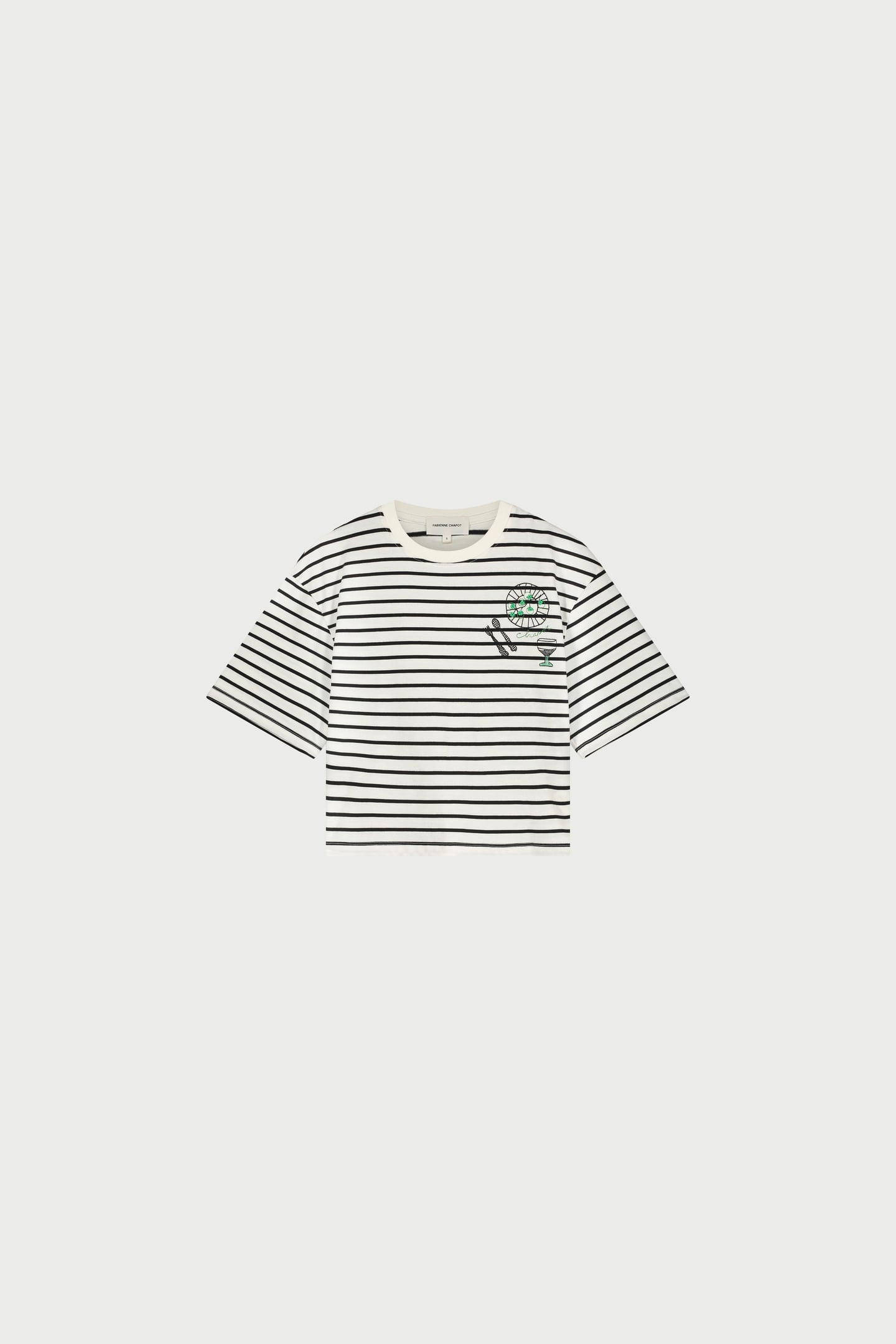 BENJA T-SHIRT COSY WHITE/BLACK 4