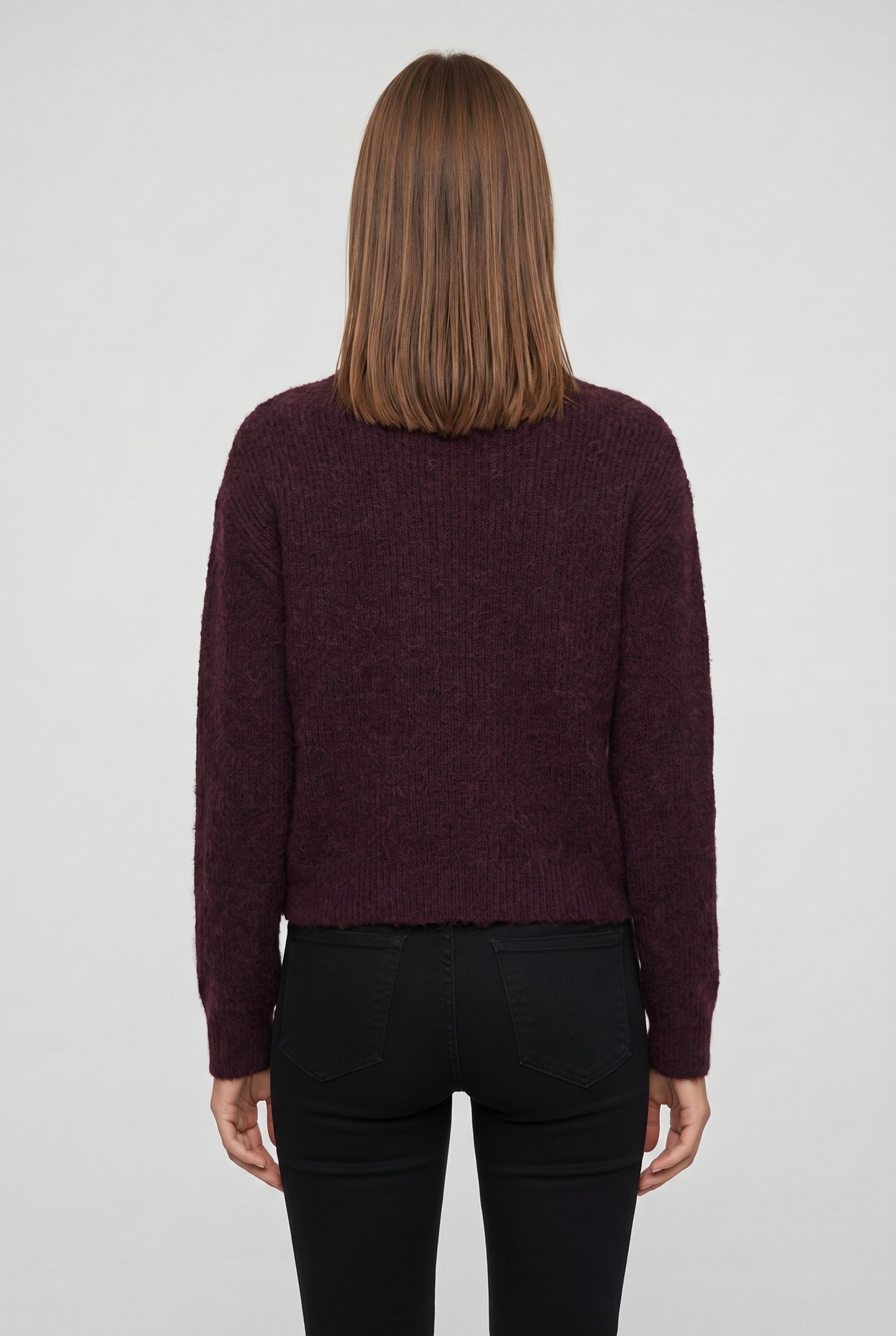 NOUS SOMMES LABELS – BENNIE ALPACA KNIT 2.0 BURGUNDY 2