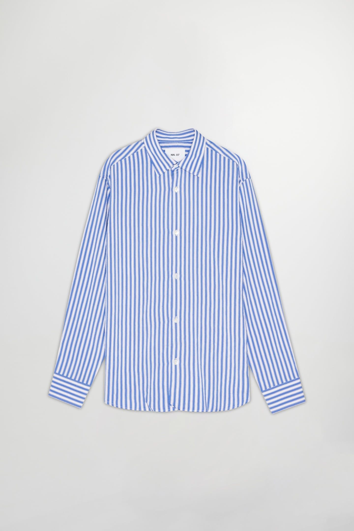 FREDDY NO PKT 5330 SHIRTS BLUE STRIPE 4