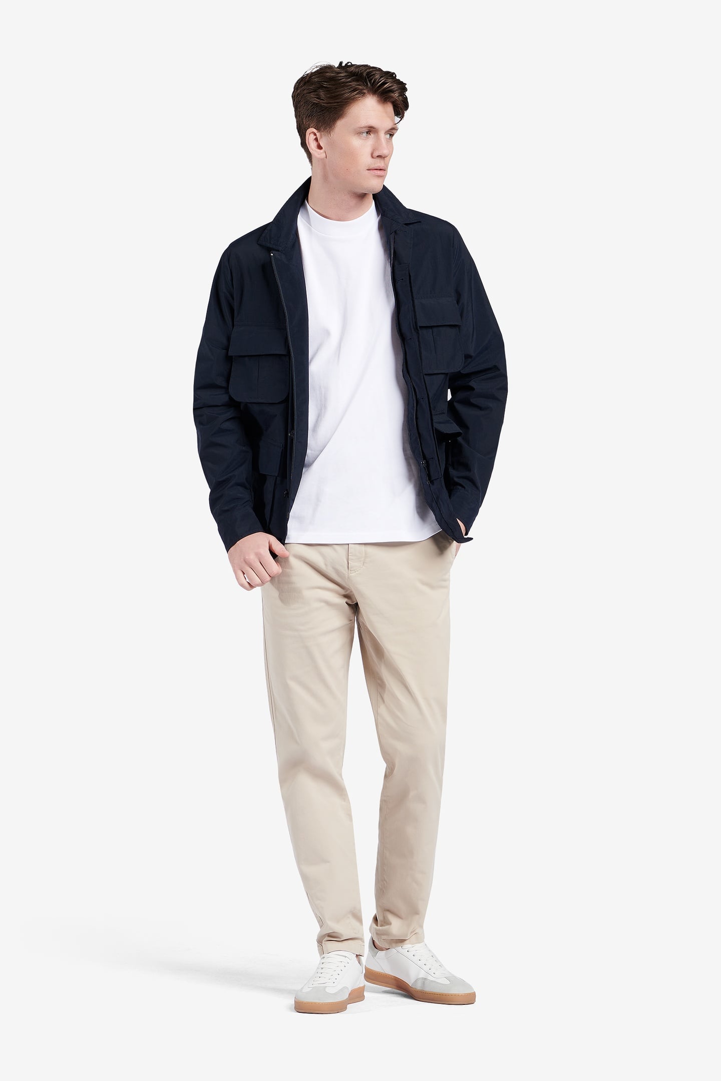 DIEGO COTTON-STRETCH TAUPE 2