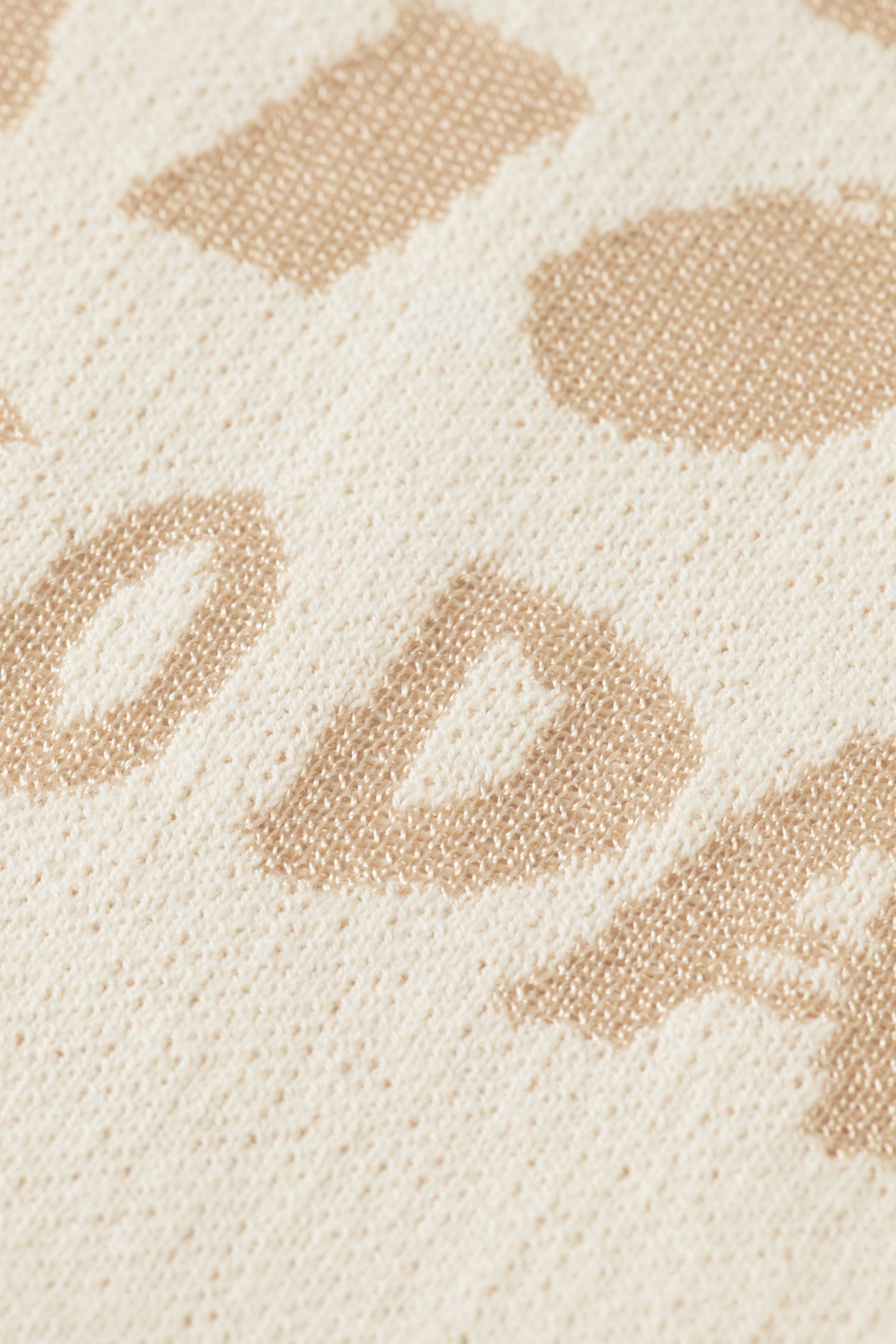 JACQUARD KNITTED SHIRT EGGNOG 8