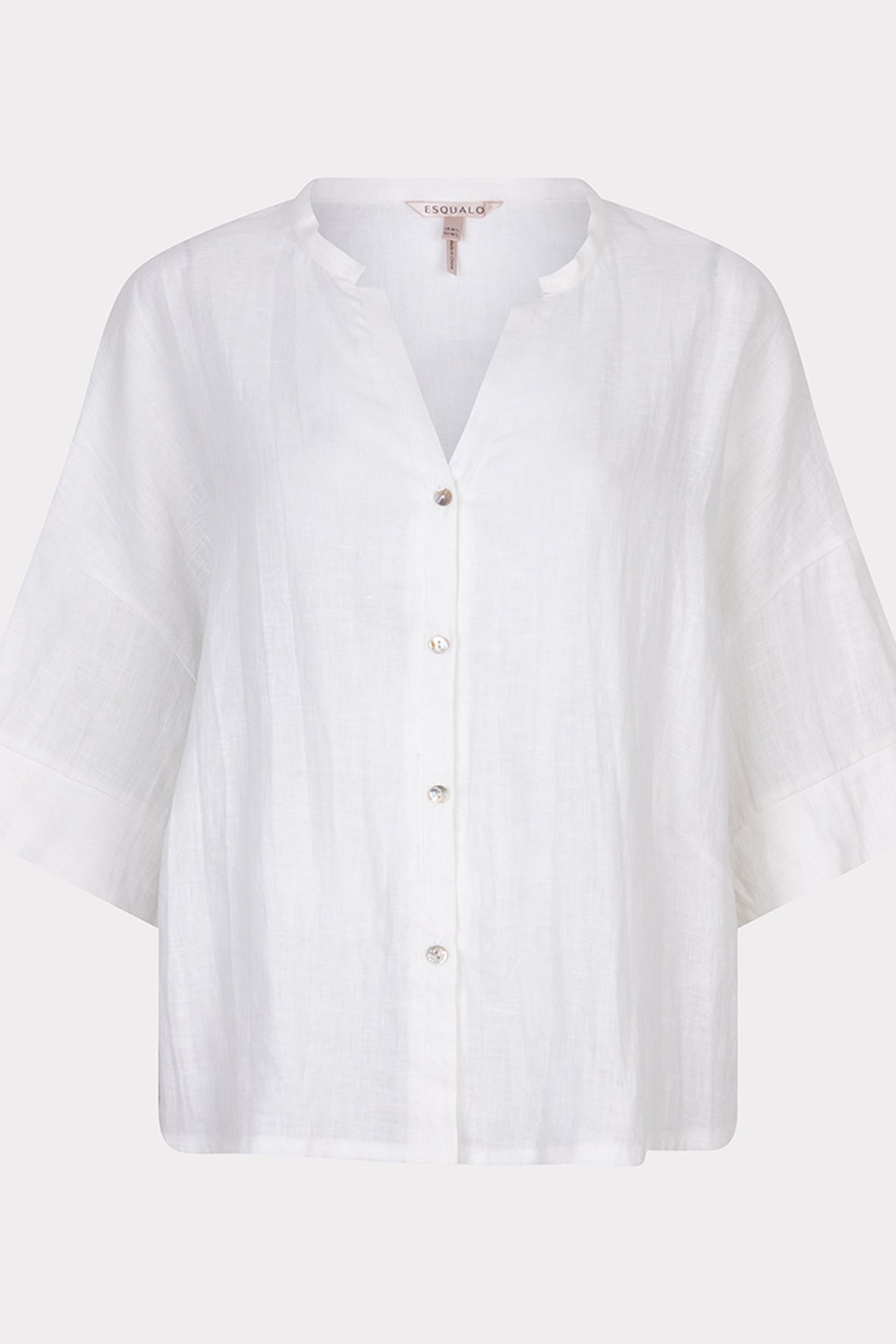 BLOUSE OVERSIZED LINEN OFF WHITE 4