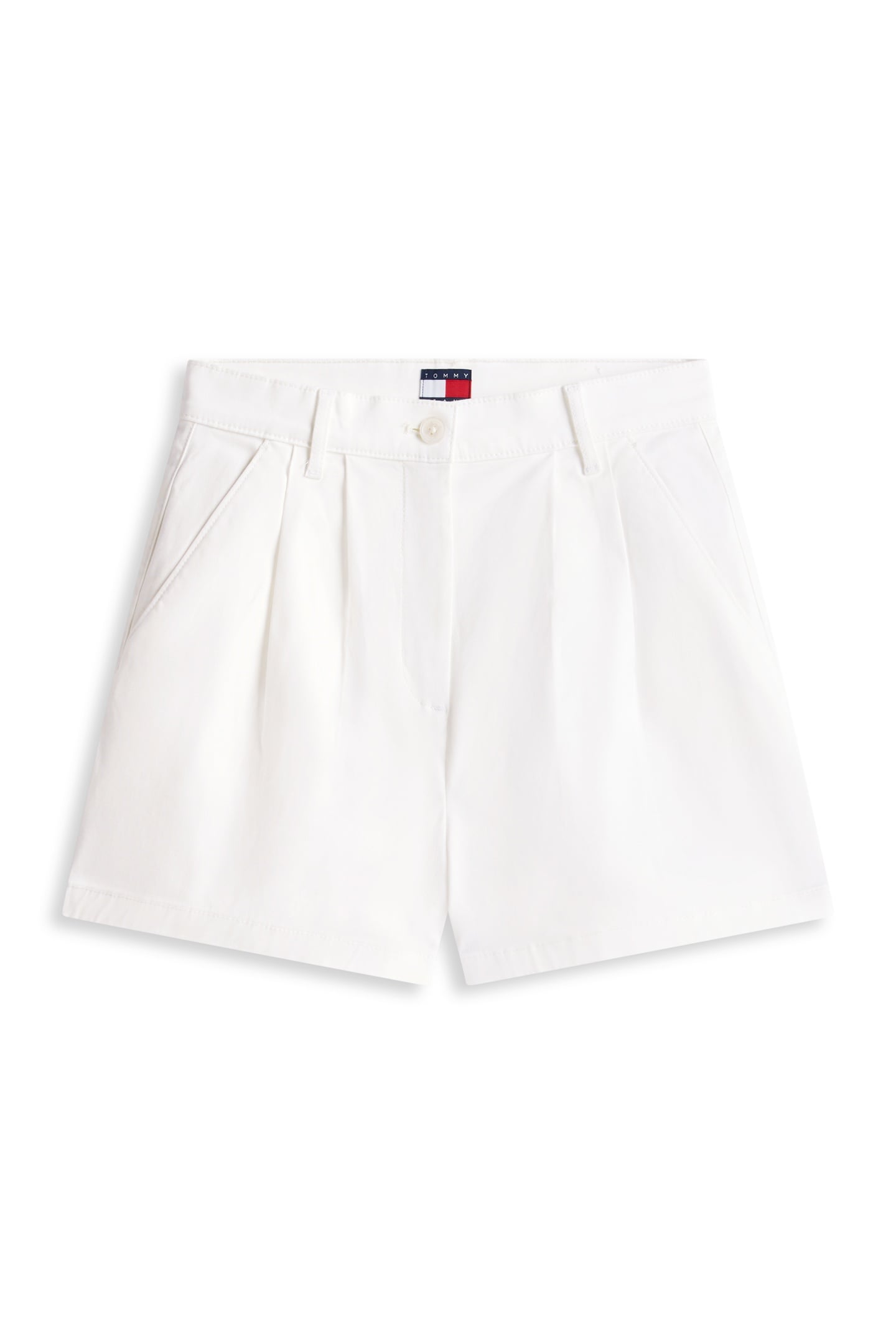 TJW CLAIRE HR PLEATED SHORTS ECRU 5